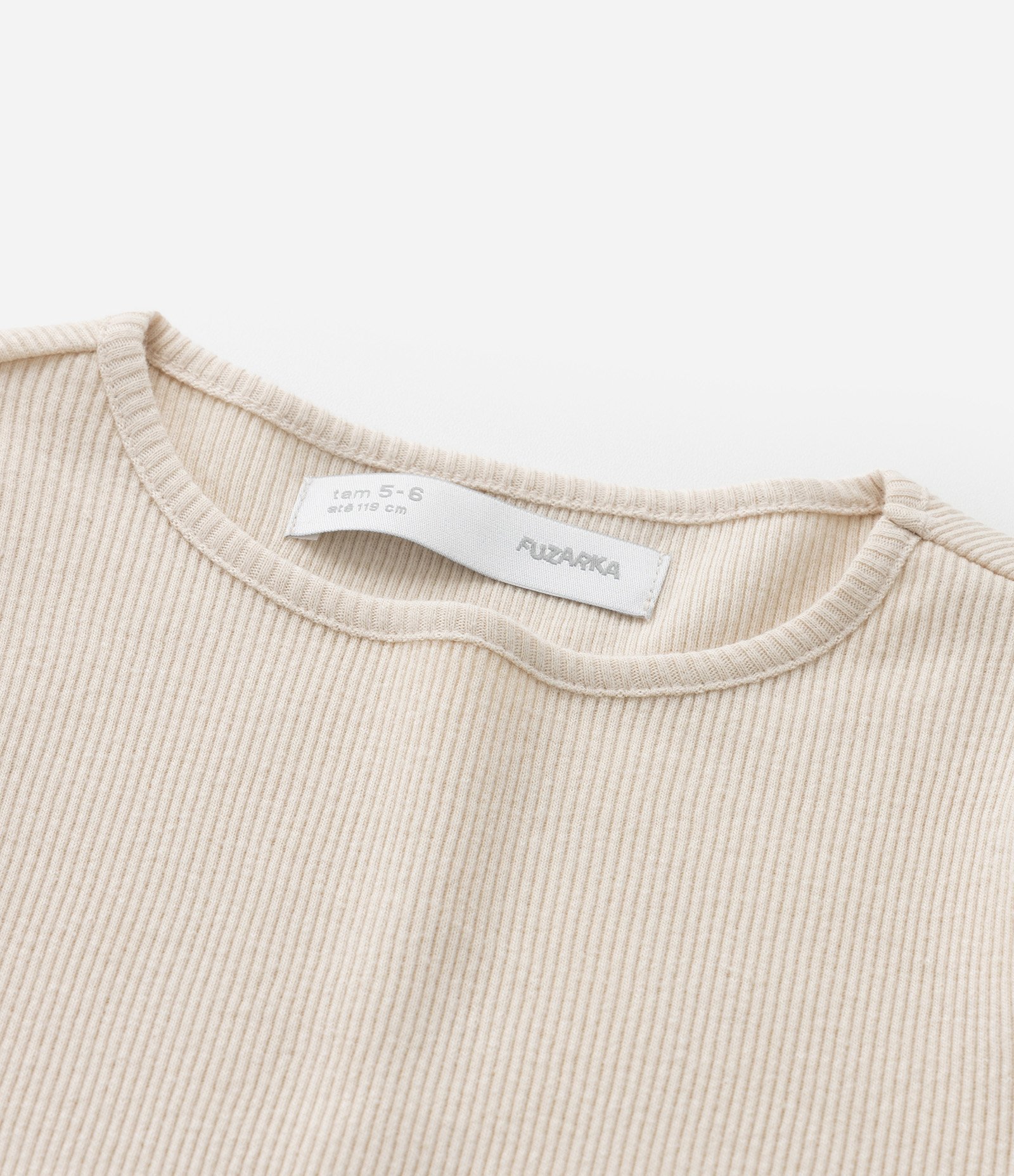 Blusa Infantil em Ribana com Broderie na Manga - Tam 5 a 14 Anos 4