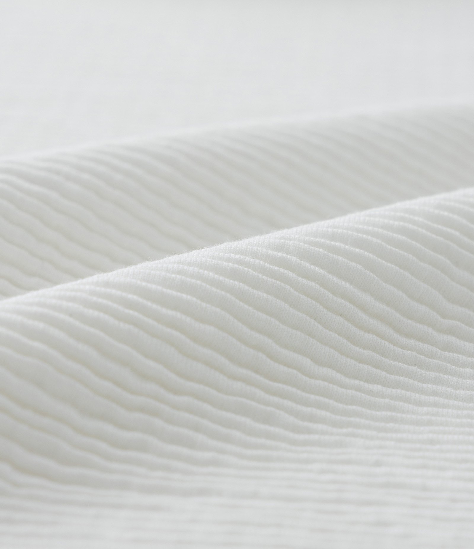 Camiseta Texturizada com Gola Altinha Curve & Plus Size Off White 6