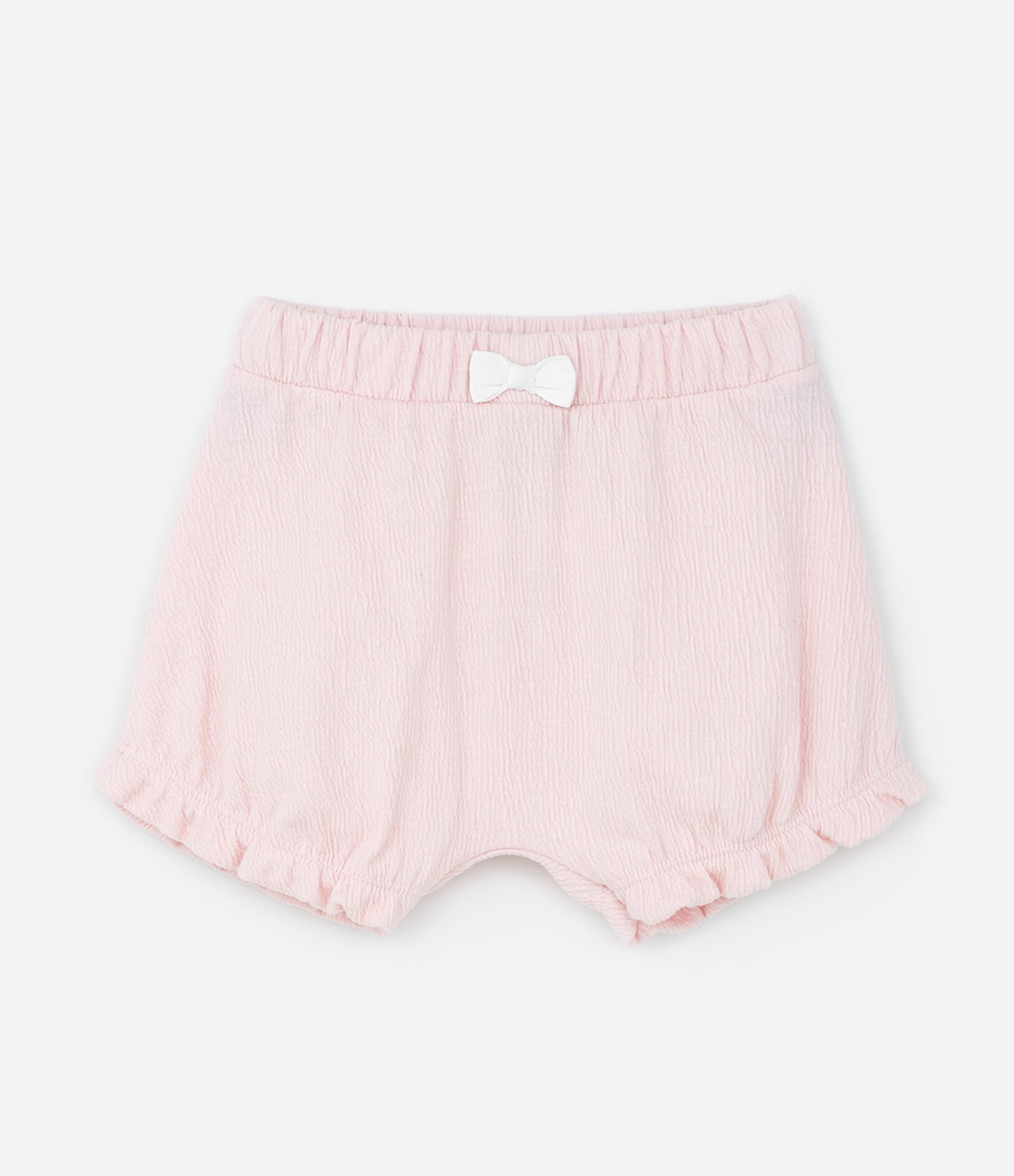 Conjunto Texturizado Infantil com Babadinho e Bordado Floral - Tam 0 a 18 meses Rosa 8