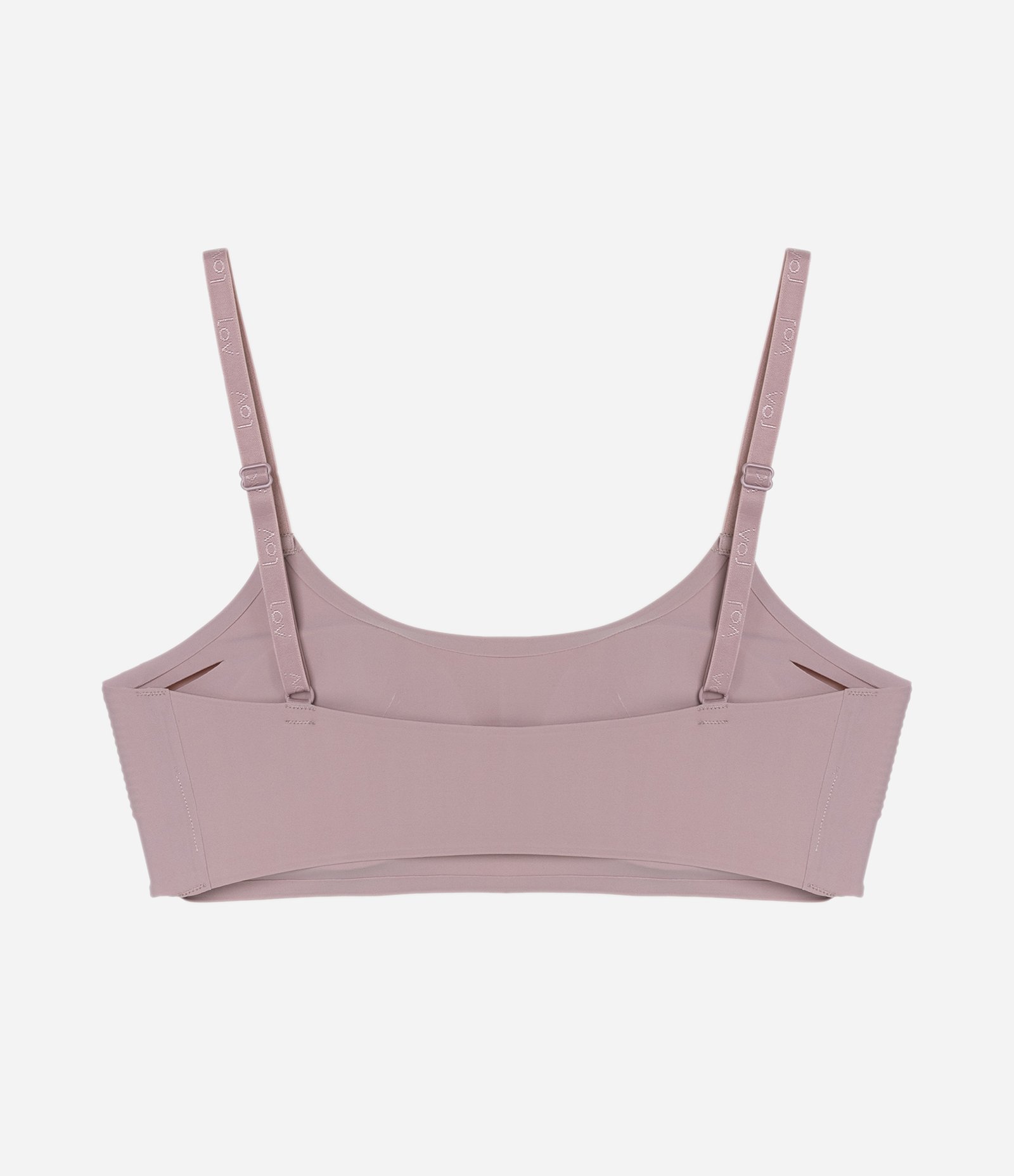 Sutiã Top em Microfibra Leve com Bojo Removível Rosa Neutro 7