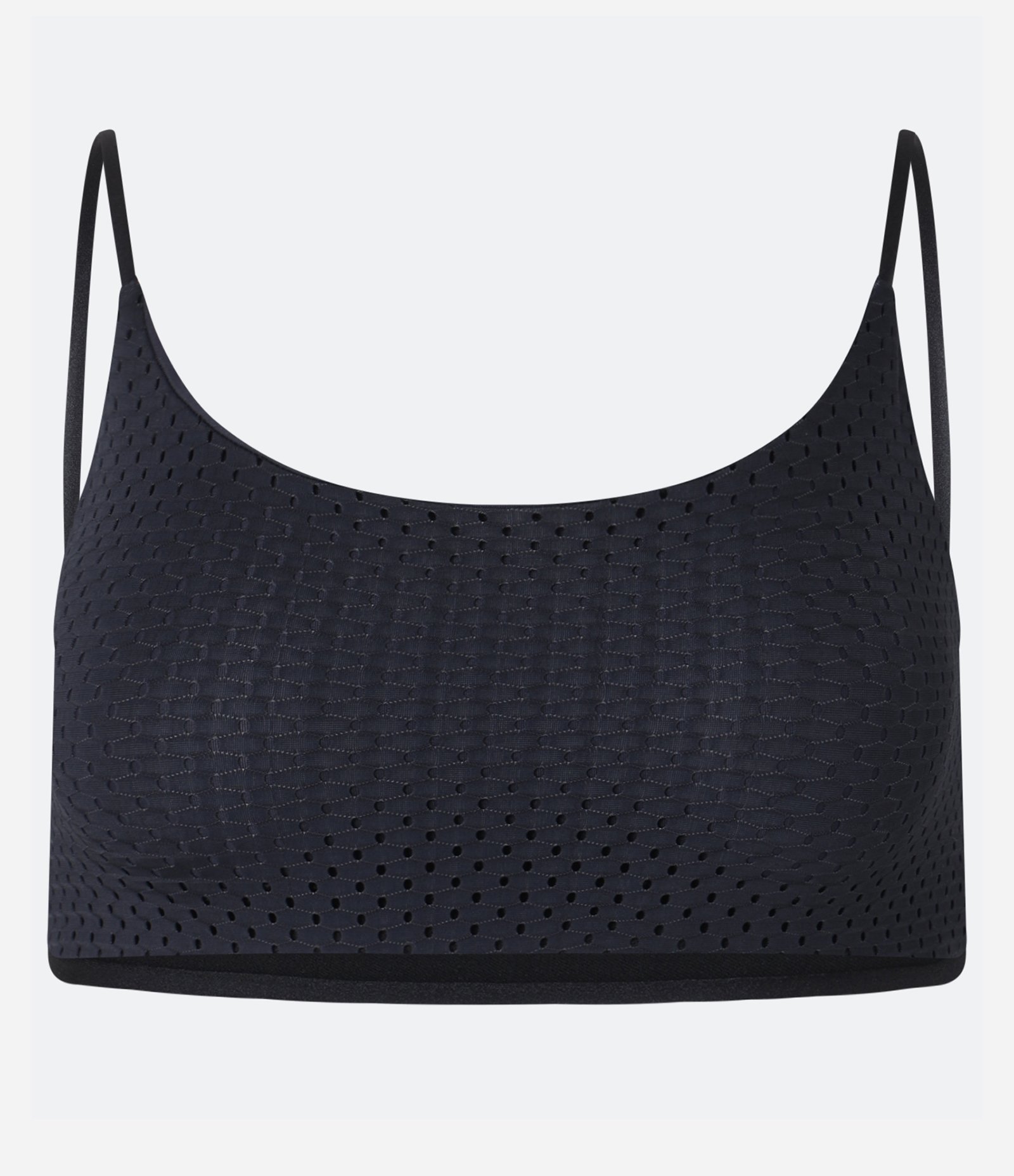 Top Esportivo em Microfibra Texturizada sem Bojo Preto 5