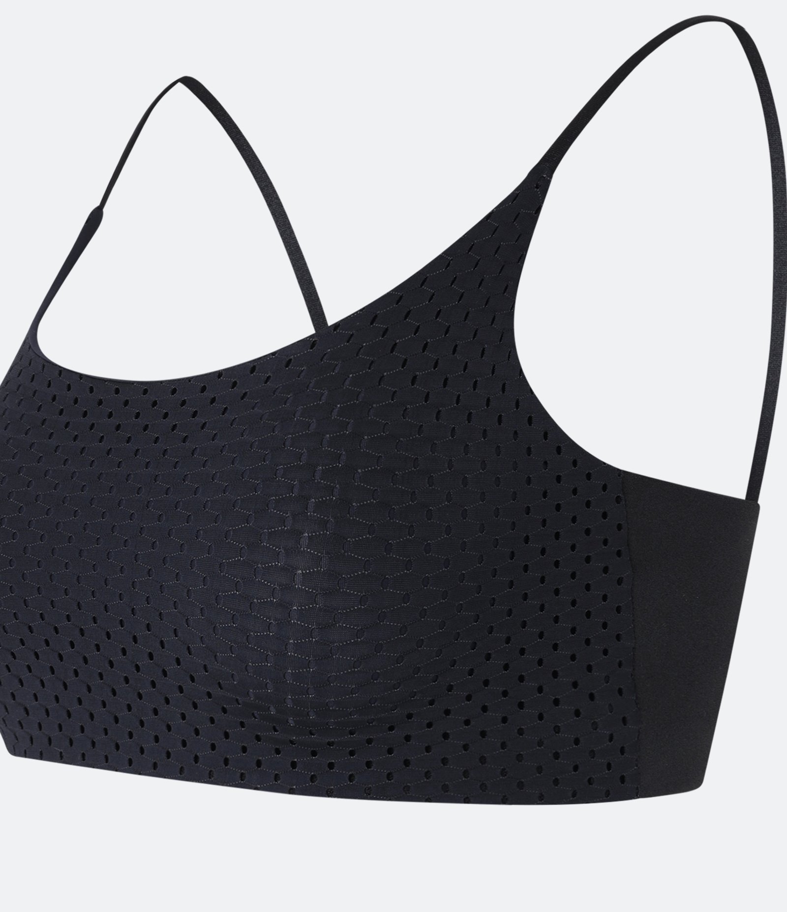 Top Esportivo em Microfibra Texturizada sem Bojo Preto 6