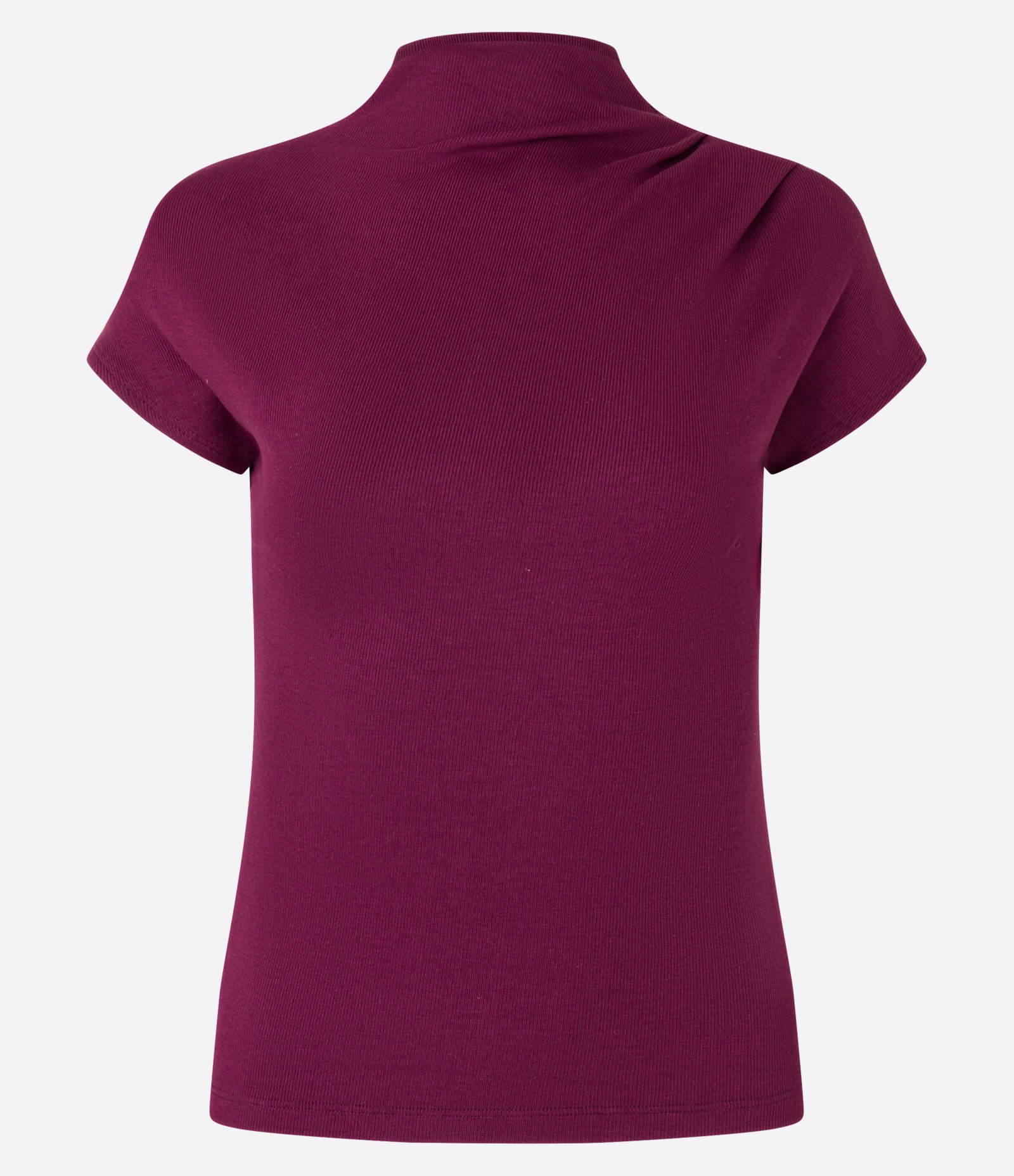 Blusa em Viscose Seamless com Golinha Alta Vinho 5
