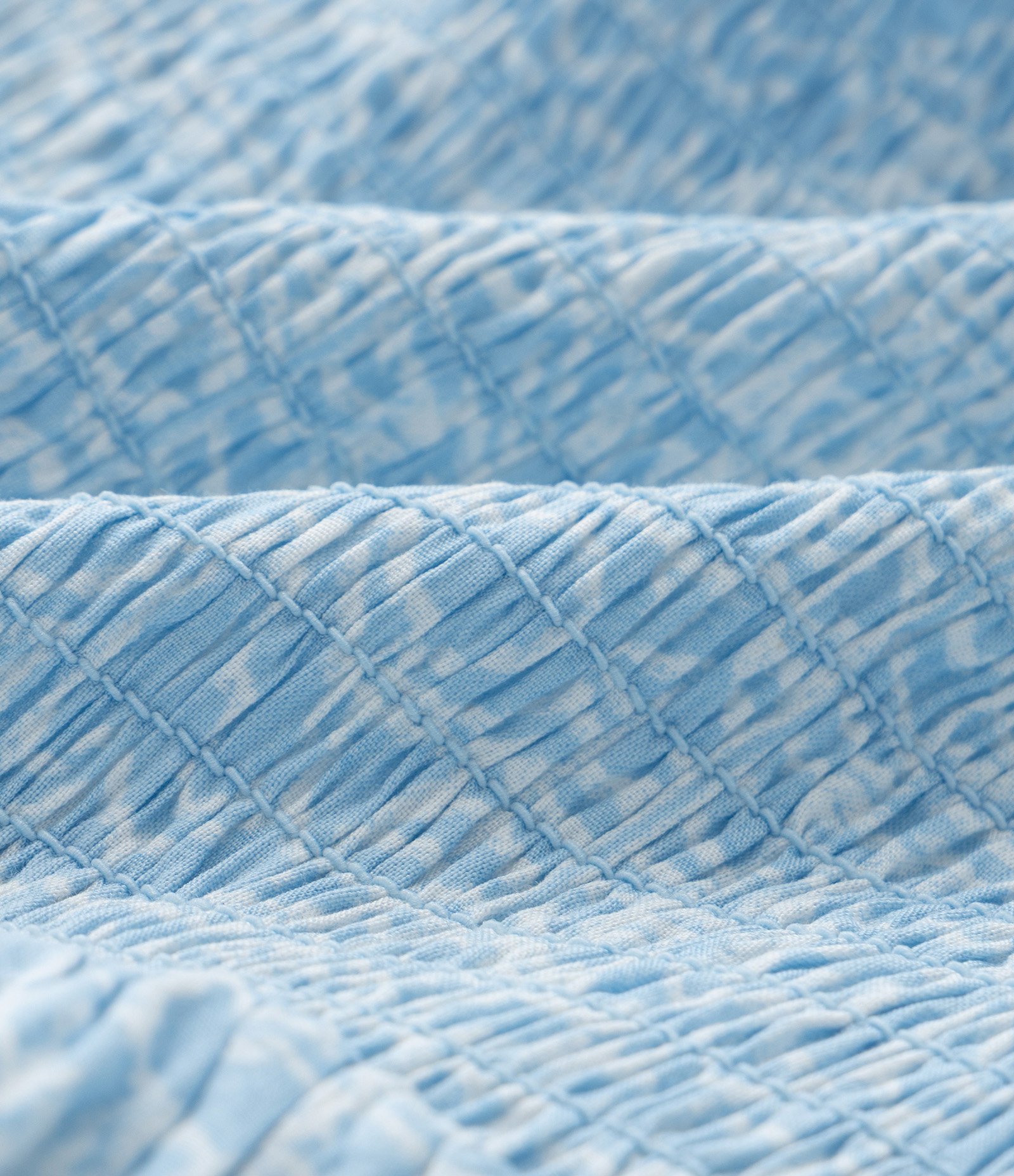 Vestido Infantil Texturizado com Laço nas Costas - Tam 5 a 14 Anos Azul 3