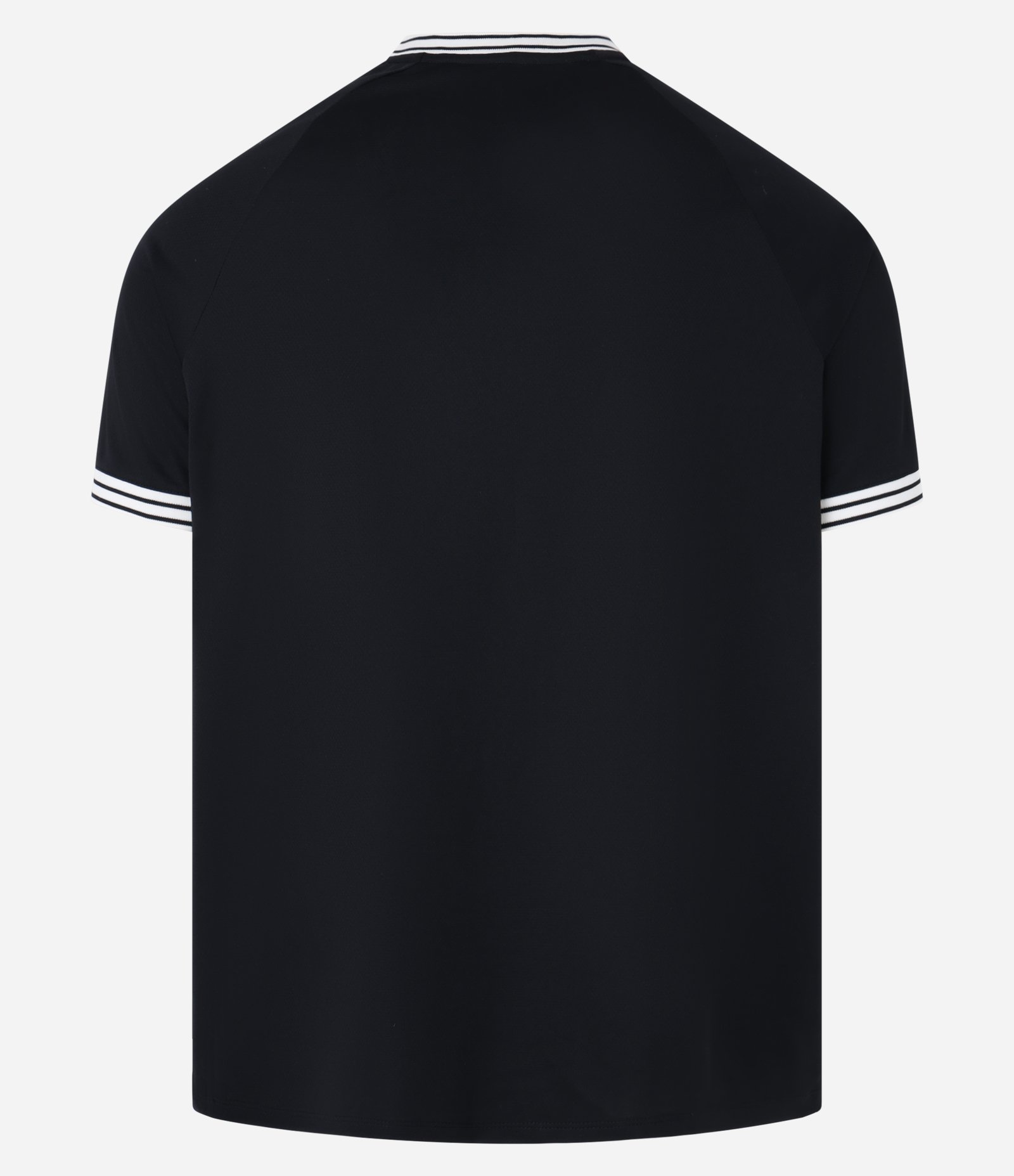 Camiseta Esportiva Regular em Ribana com Estampa Localizada e Tecnologia Dry Preto 7