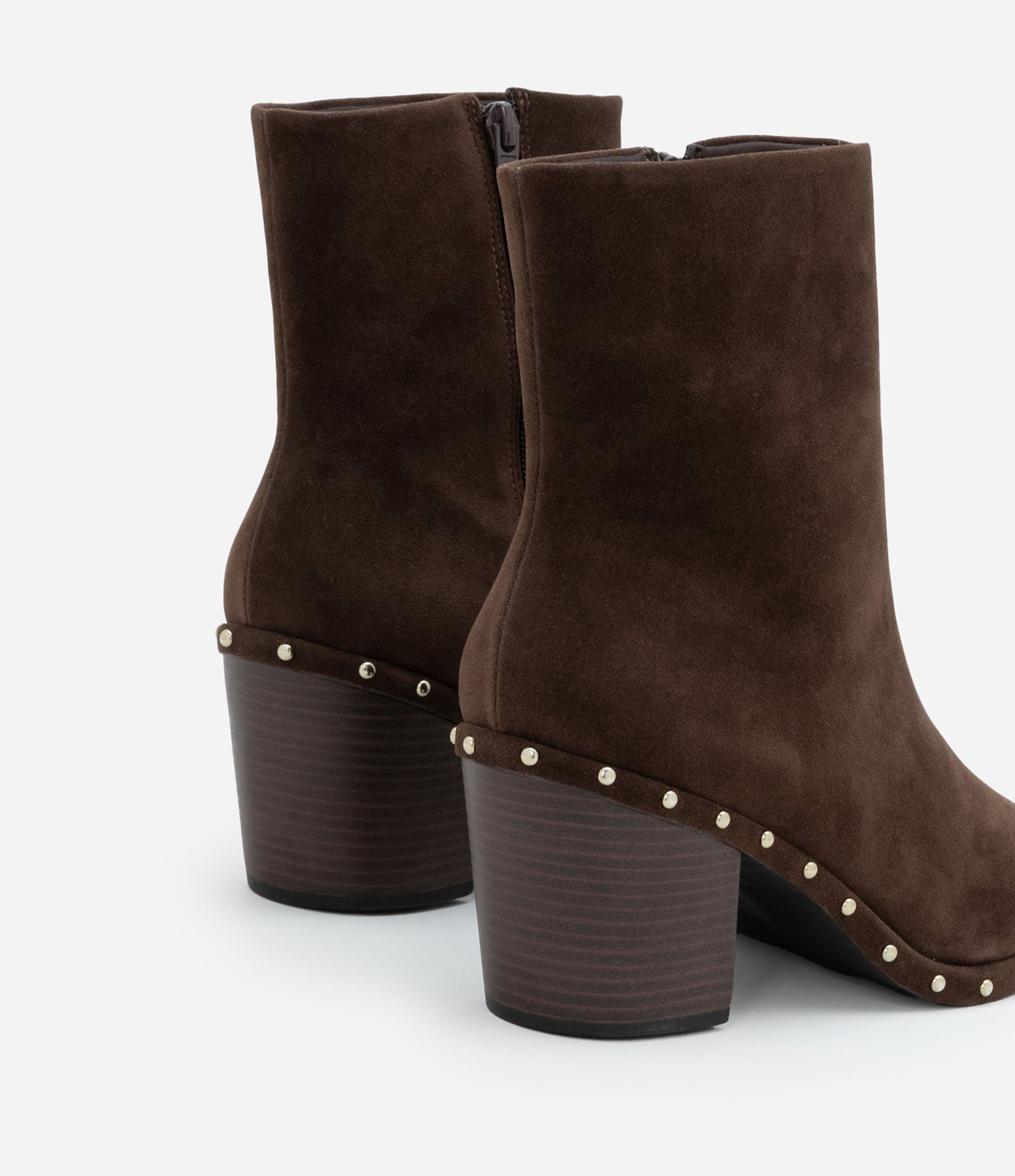 Bota Western em PU com Tachinhas na Lateral Marrom 3