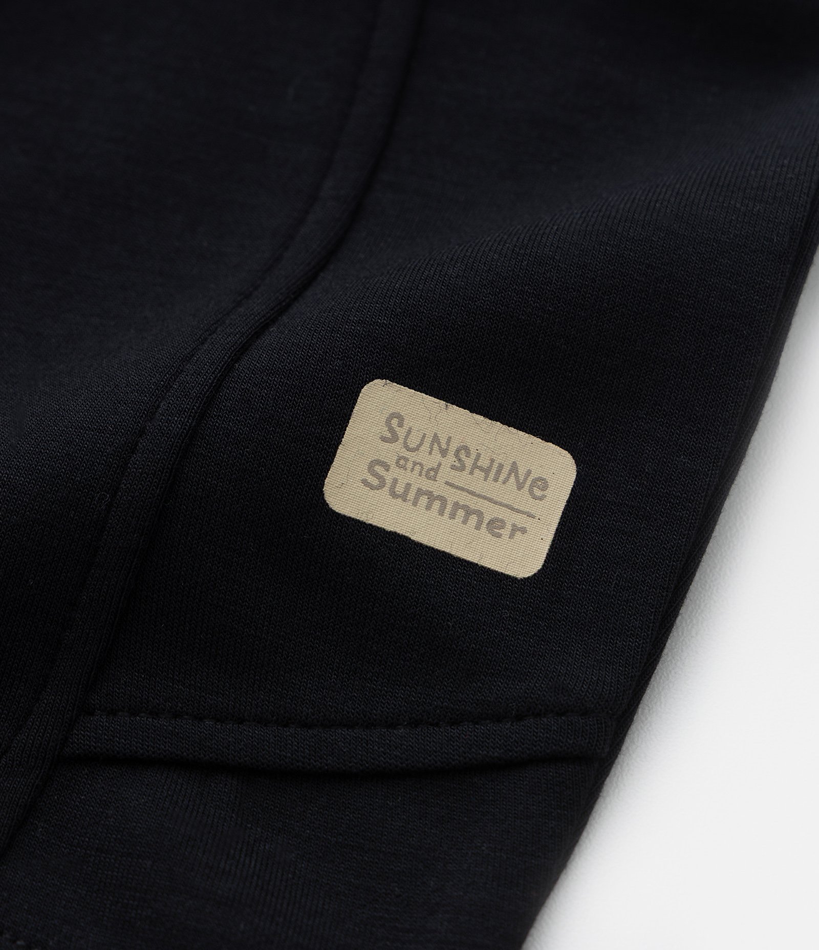 Bermuda Infantil em Modal com Recortes - Tam 1 a 5 anos Preto 5