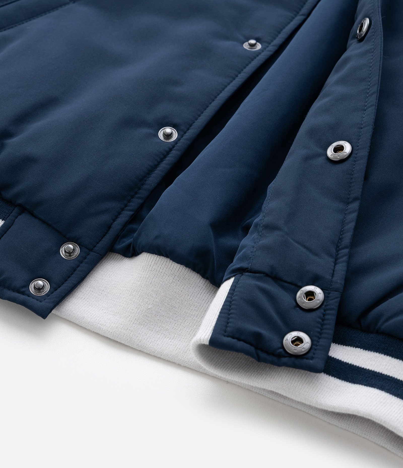 Jaqueta College Bomber Infantil com Estampa Lettering - Tam 5 A 14 Anos Azul 3