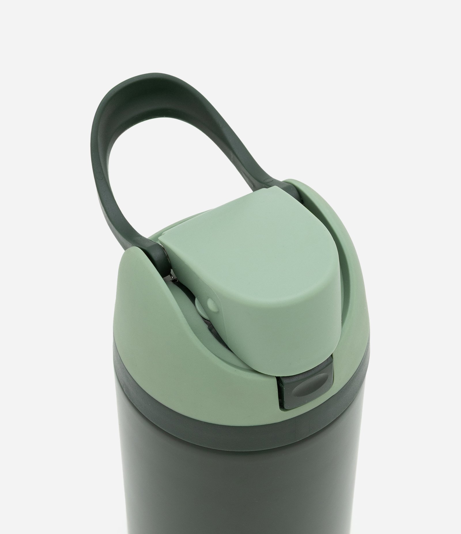 Garrafa Térmica em Metal Bicolor com Canudo 750ml Verde 3