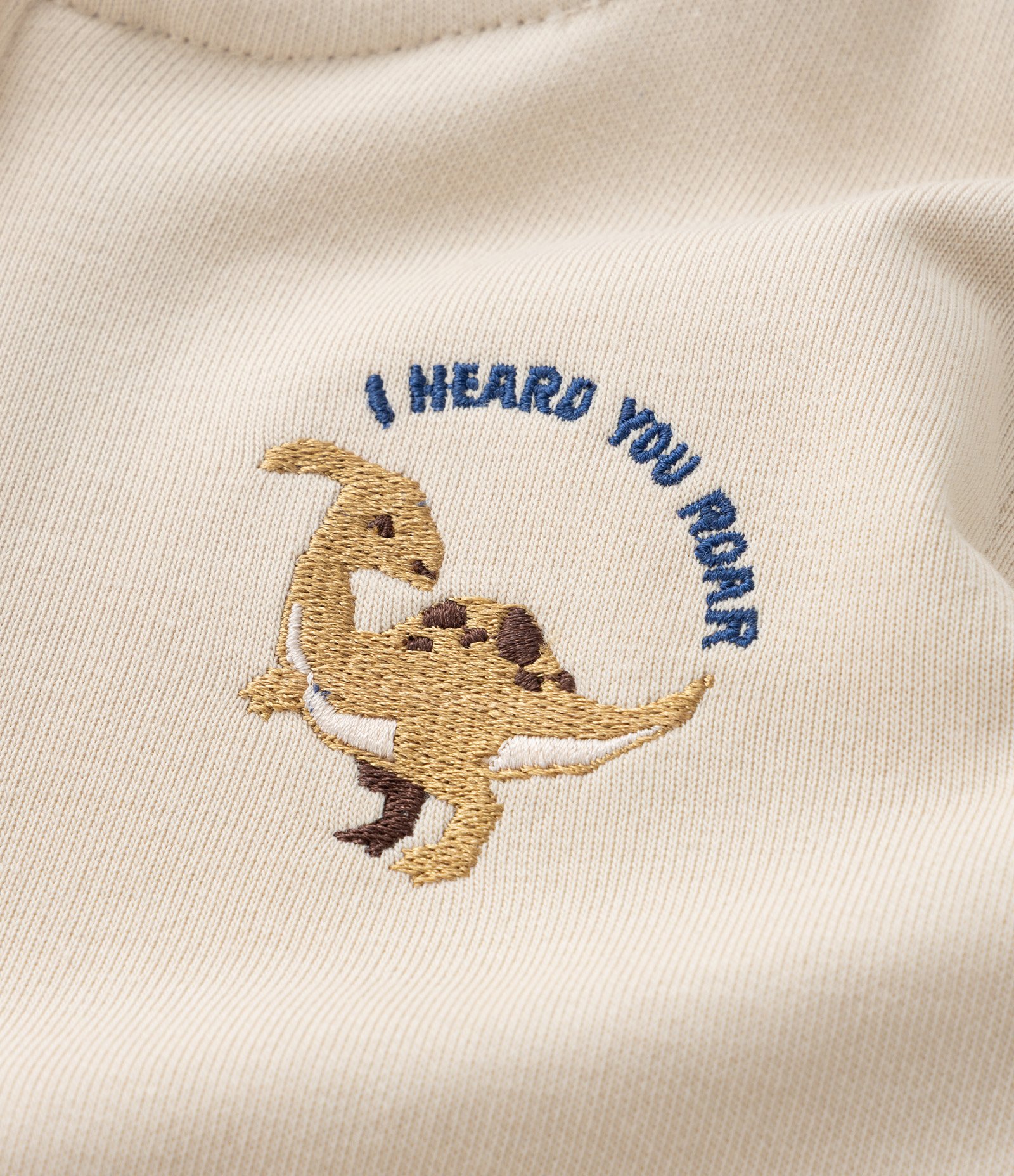 Casaco Infantil com Cristas de Dino - Tam 1 a 6 Anos Bege 7