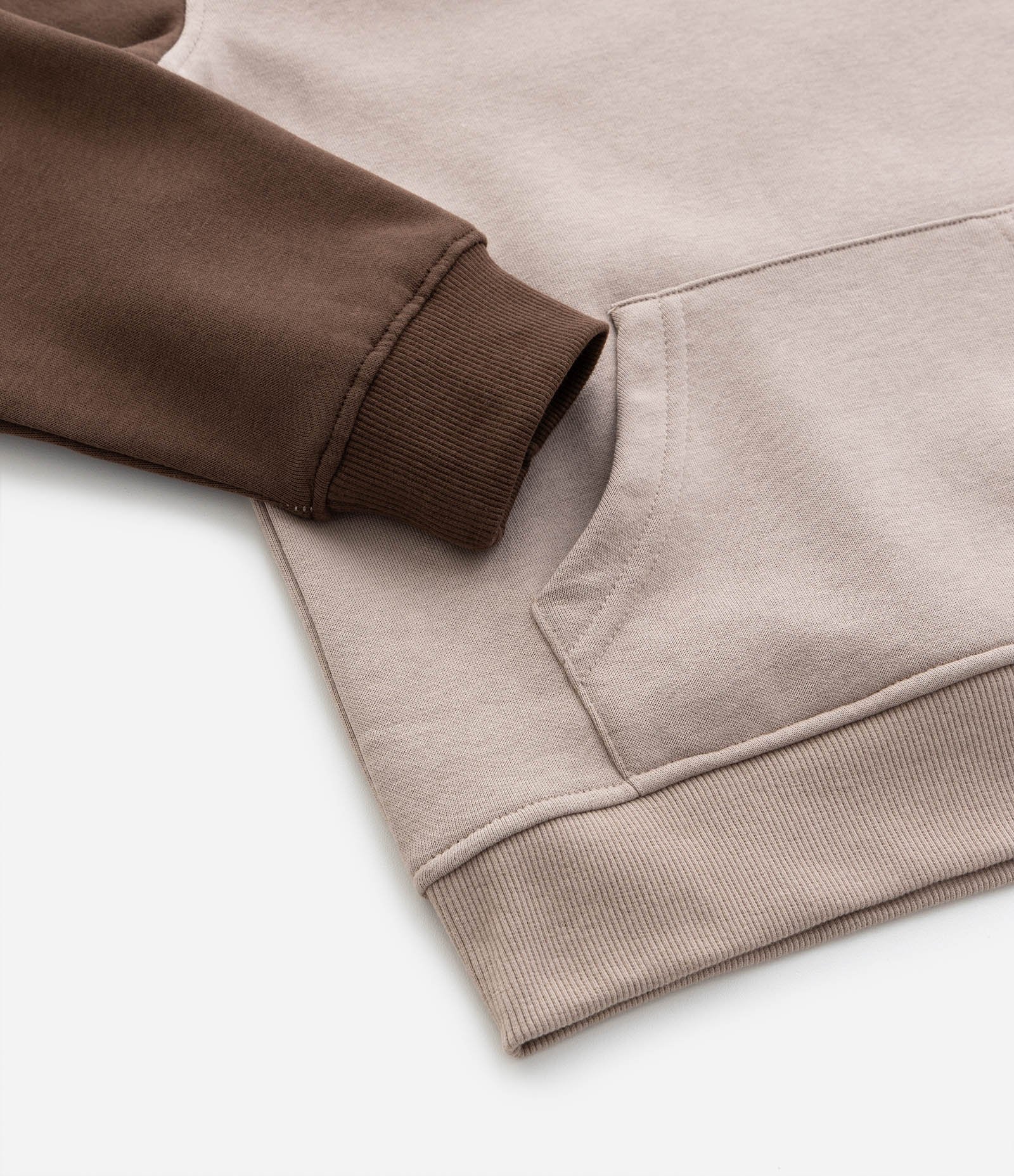 Casaco Infantil com Capuz e Bolso Canguru - Tam 5 a 14 Anos Marrom 5