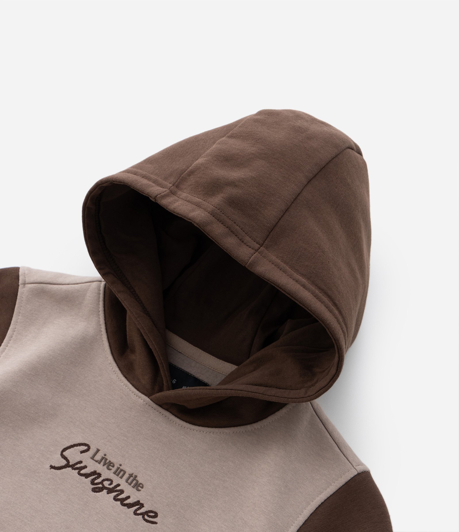 Casaco Infantil com Capuz e Bolso Canguru - Tam 5 a 14 Anos Marrom 6