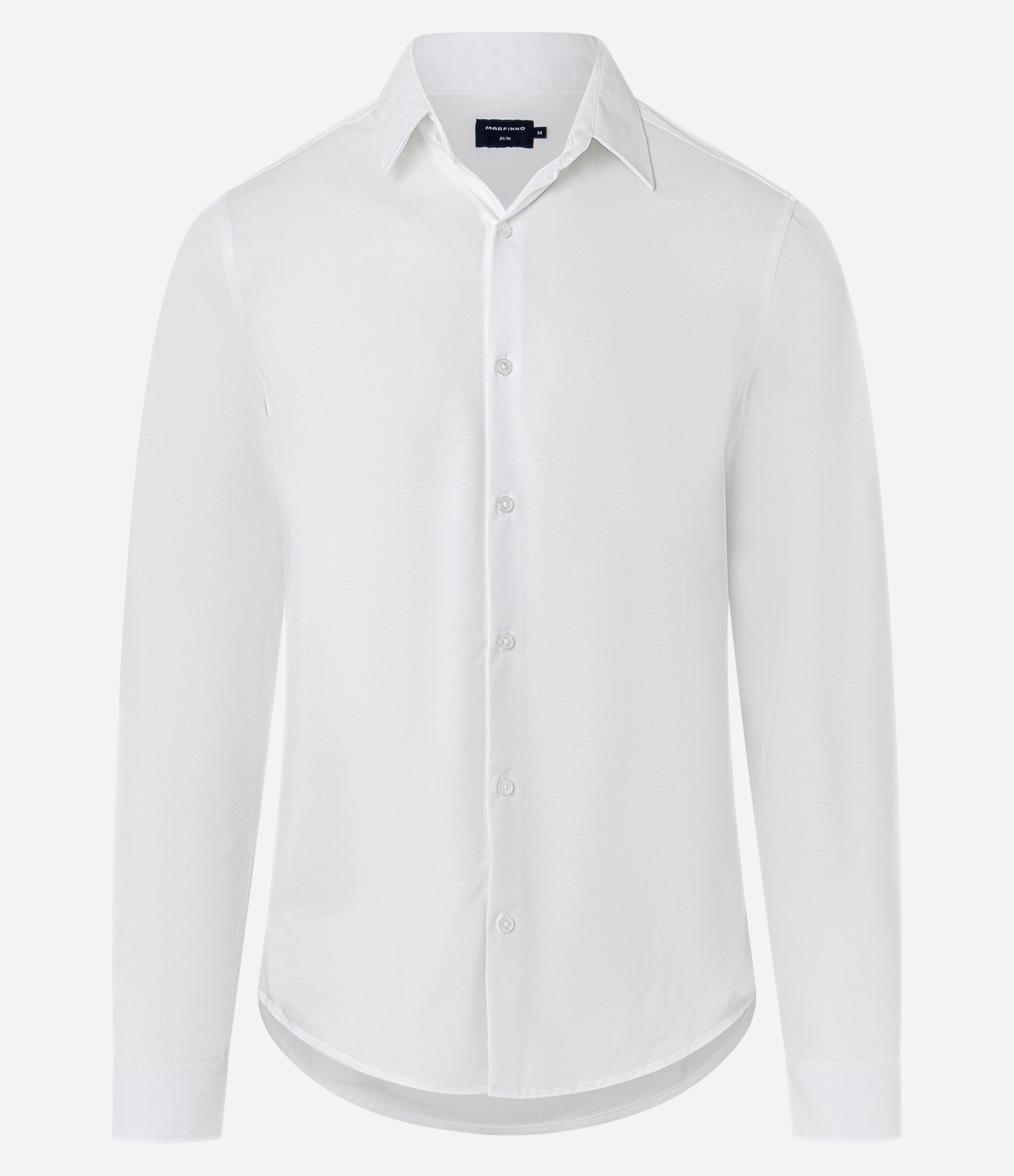 Camisa Slim em Algodão Performance Easy Care Branco 6