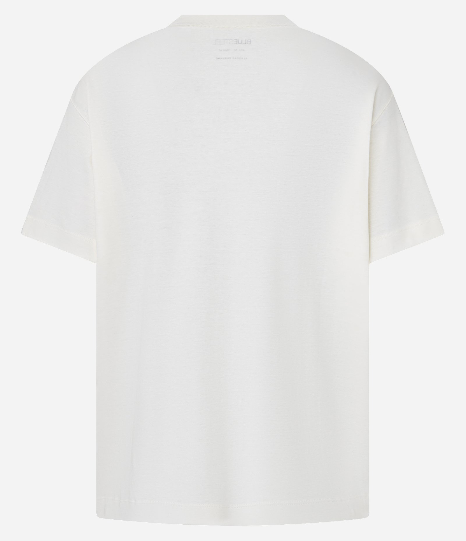 Camiseta Boxy em Algodão com Manga Curta Branco 6