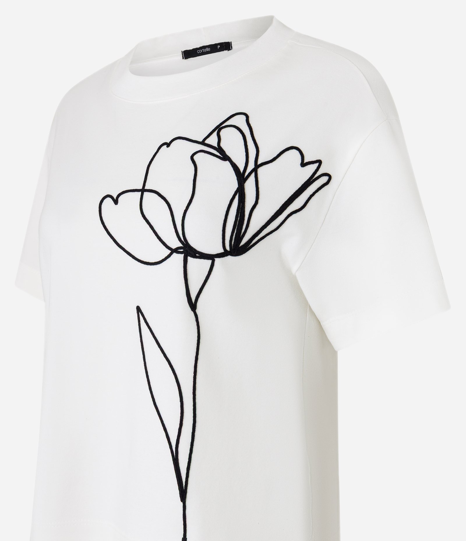 Blusa em Algodão com Bordado Floral Branco 6