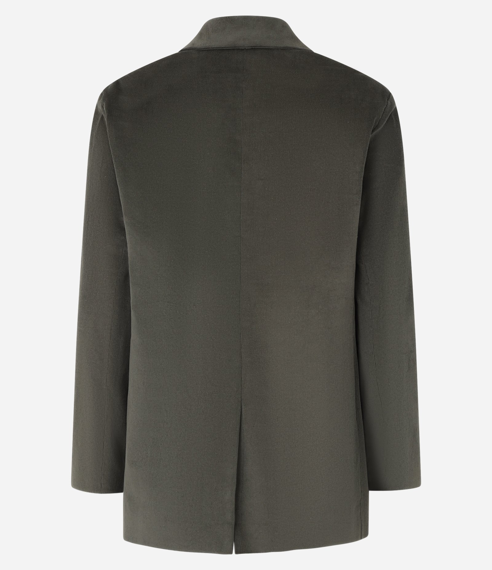 Blazer Oversized em Veludo com Botão Único Verde 9