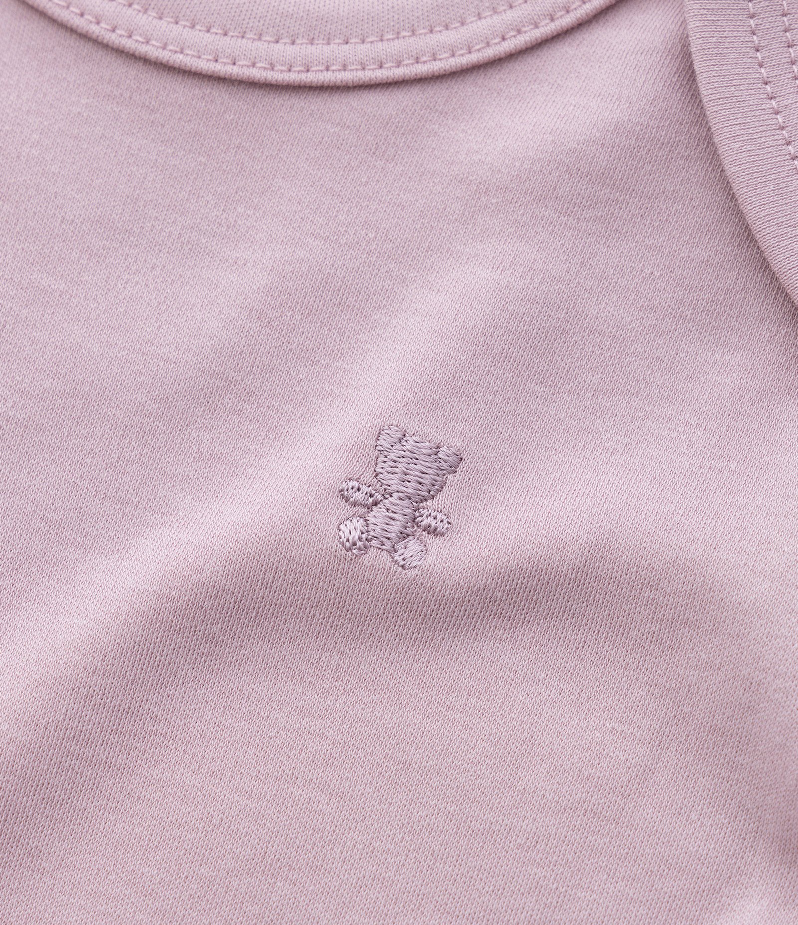 Body Infantil em Algodão Peruano com Bordado - Tam RN a 18 meses Rosa 6