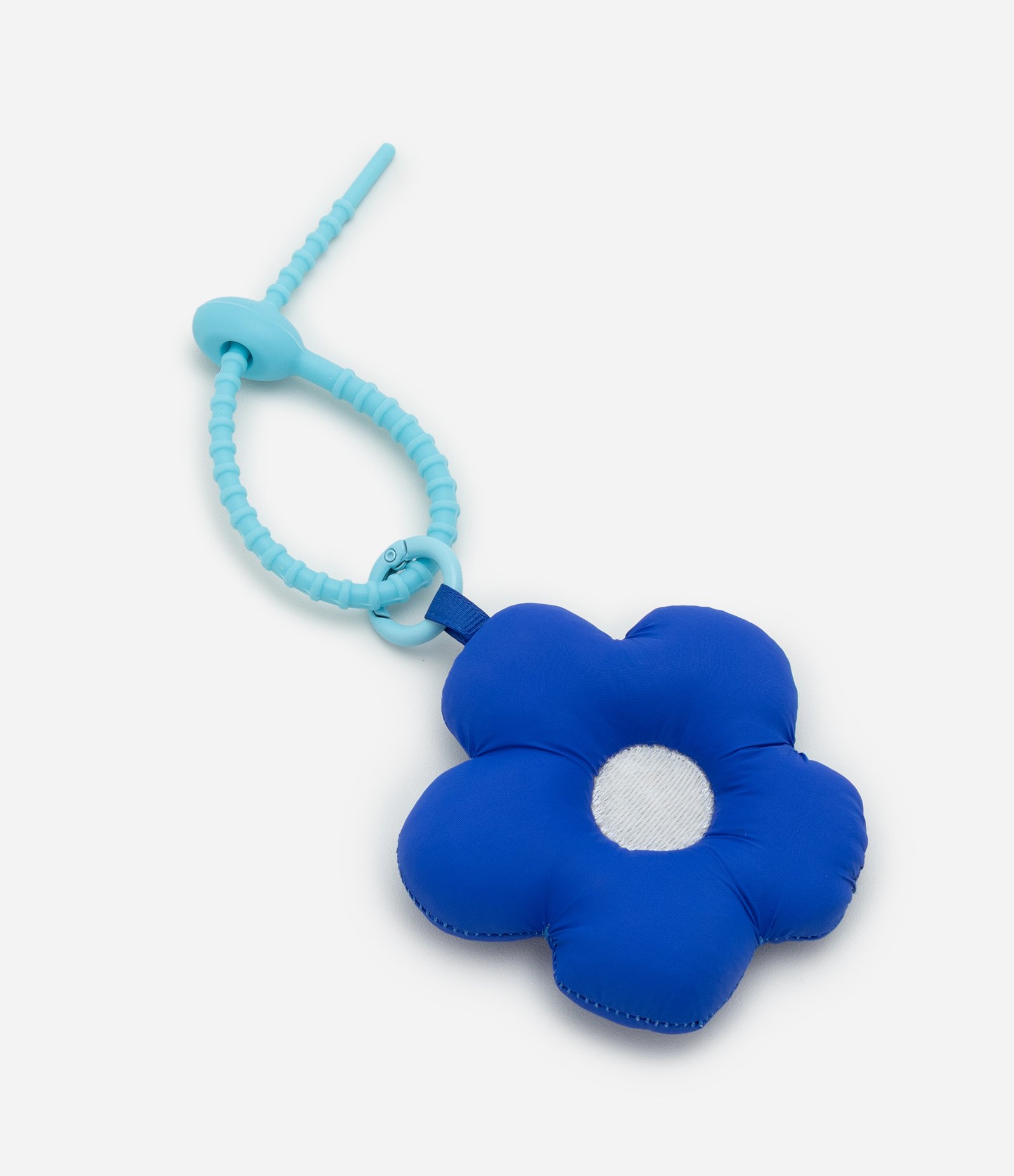 Chaveiro de Encaixe com Formato de Flor Azul 3