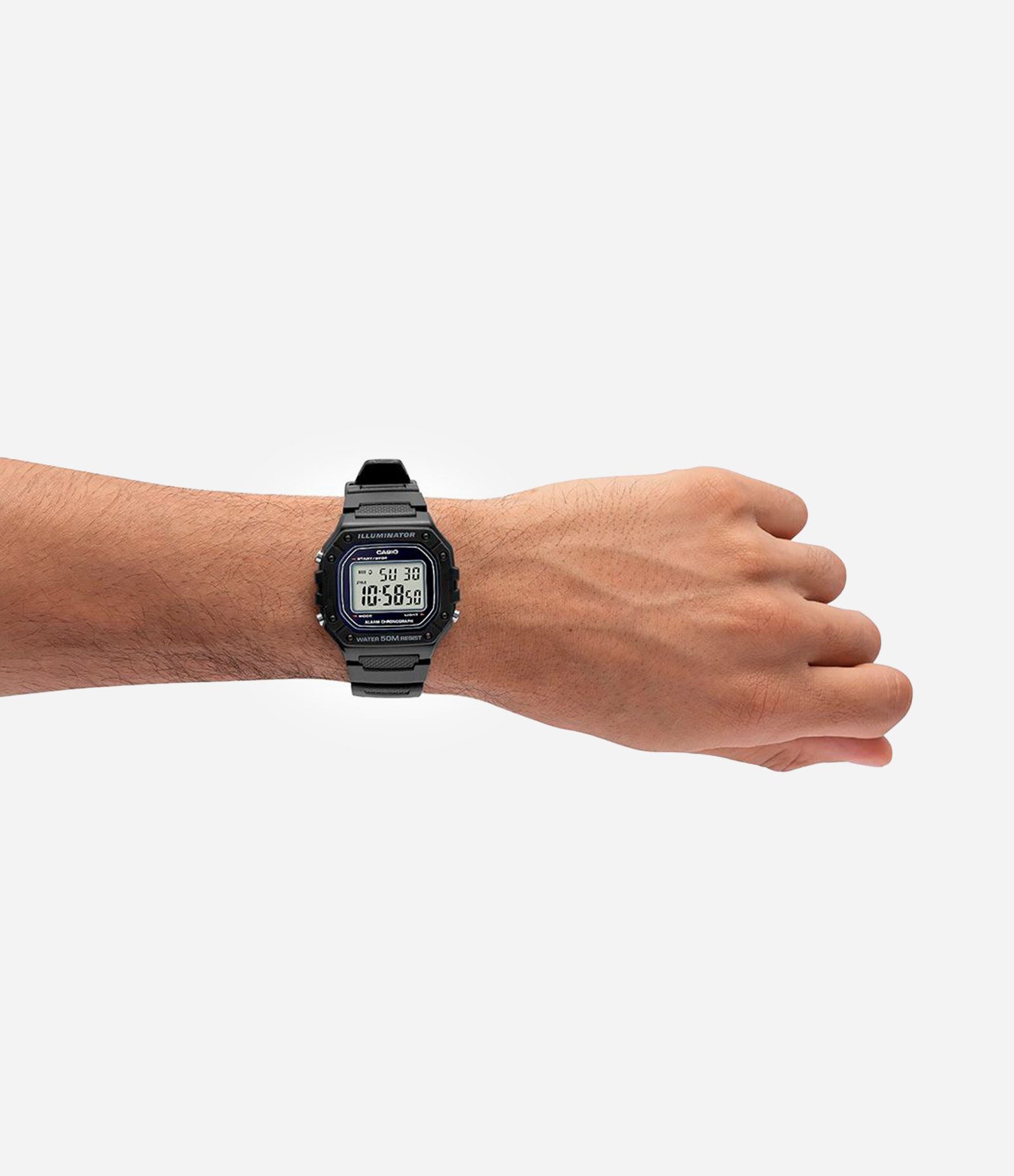 Relógio Casio Digital W 218H 1AVDF PRETO 4