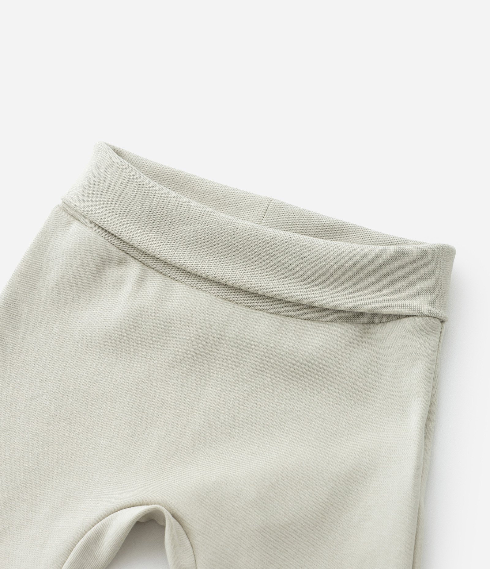 Calça Infantil em Algodão Peruano com Cós Dobrável - Tam RN a 18 meses Verde 5