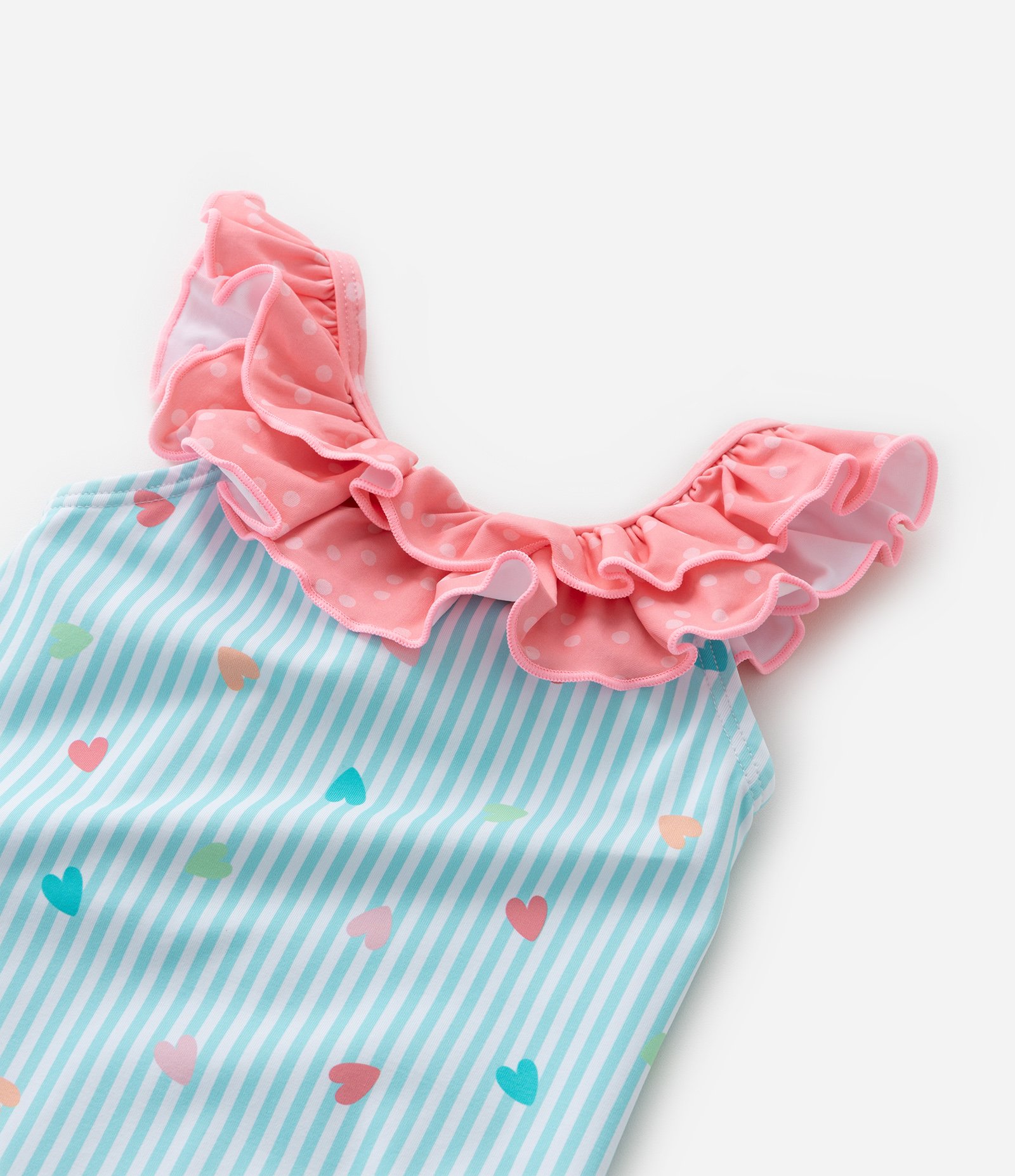 Maiô Infantil com Proteção UV e Babadinhos - Tam 2 a 4 Anos Azul 5