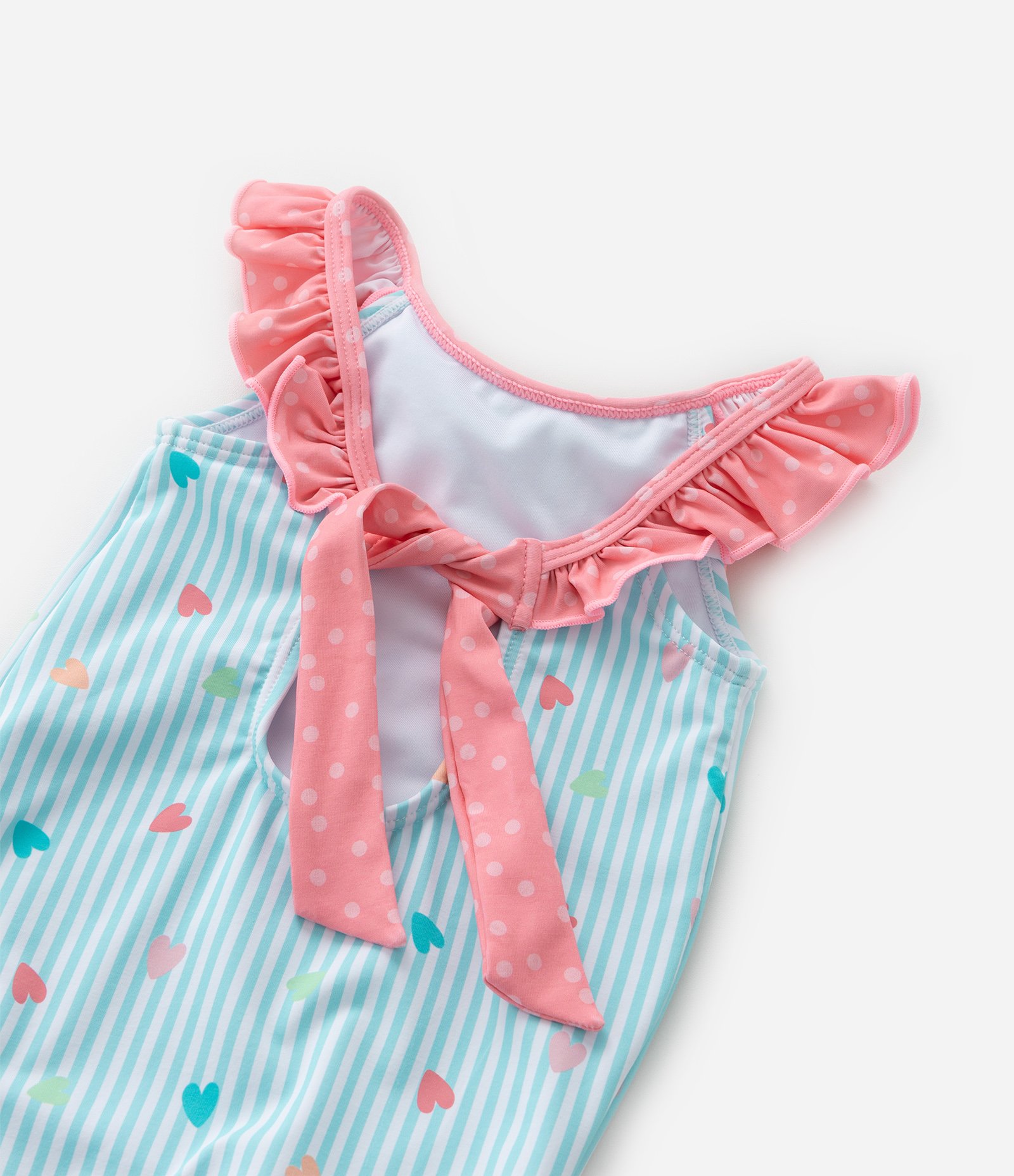 Maiô Infantil com Proteção UV e Babadinhos - Tam 2 a 4 Anos Azul 6