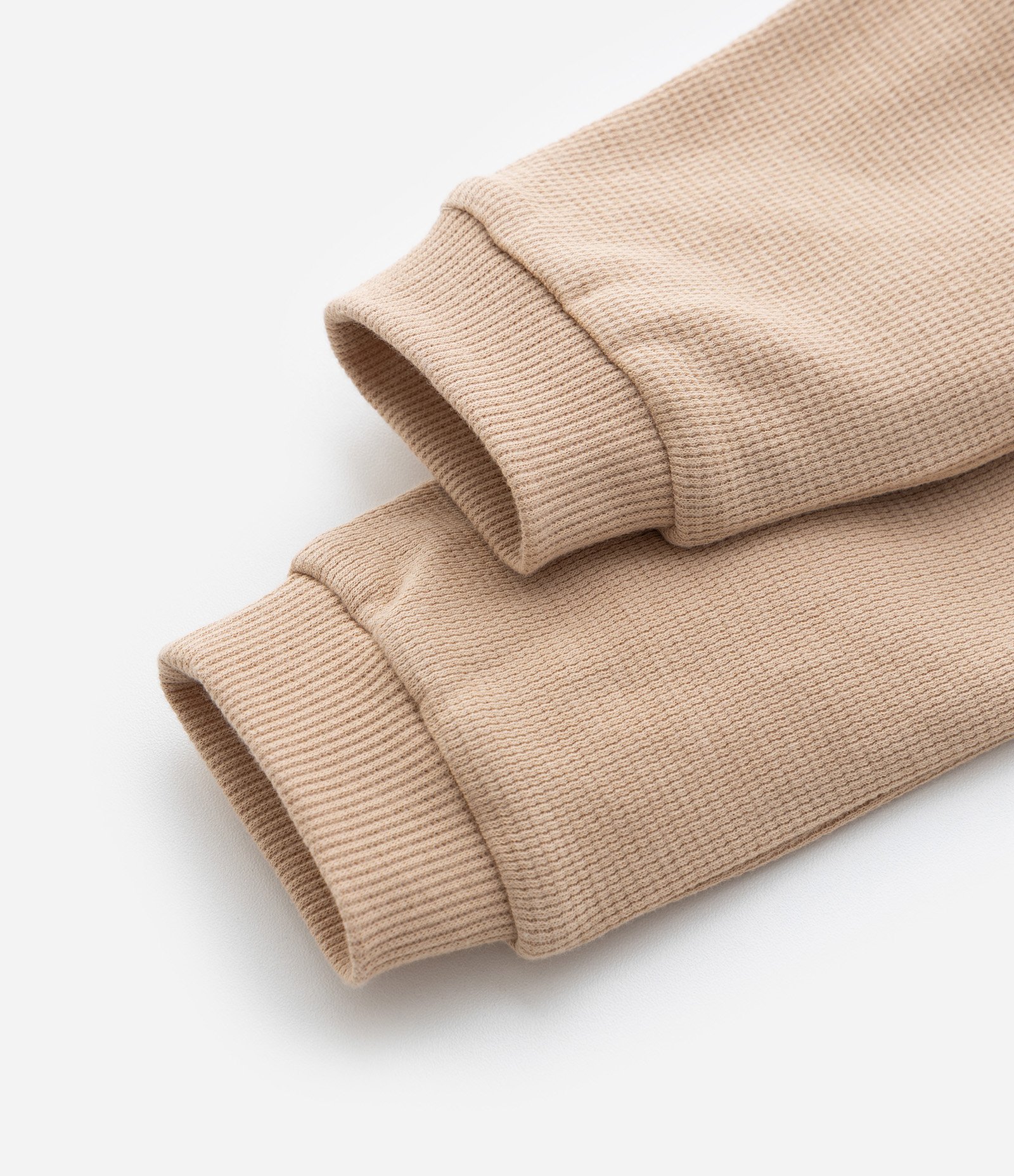 Calça Infantil Texturizada com Bolsos - Tam 0 a 18 meses Bege 4