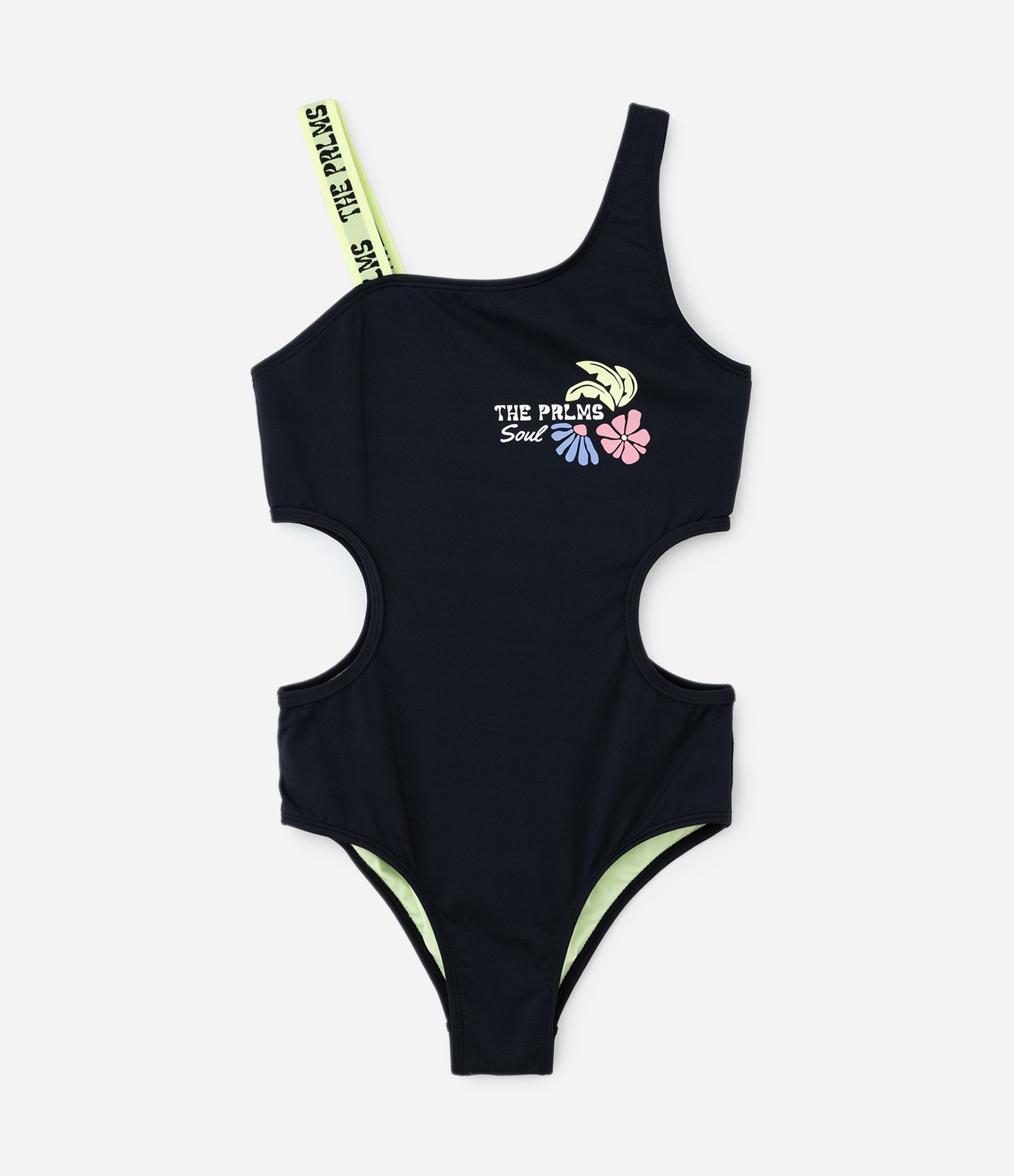 Maiô Infantil com Proteção UV e Recortes Vazados - Tam 5 a 16 Anos Preto 1