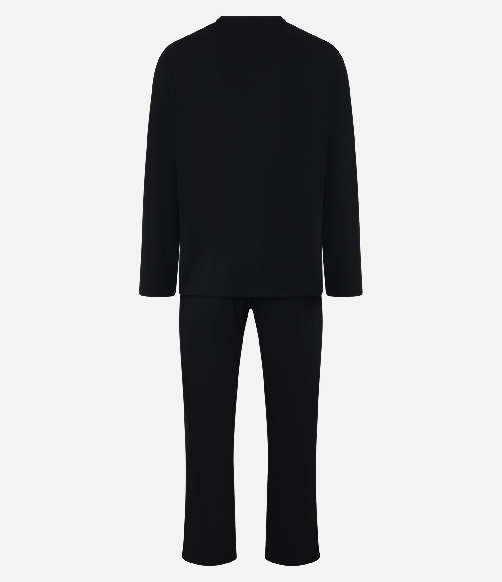 Pijama Longo Básico com Viscose Preto 2