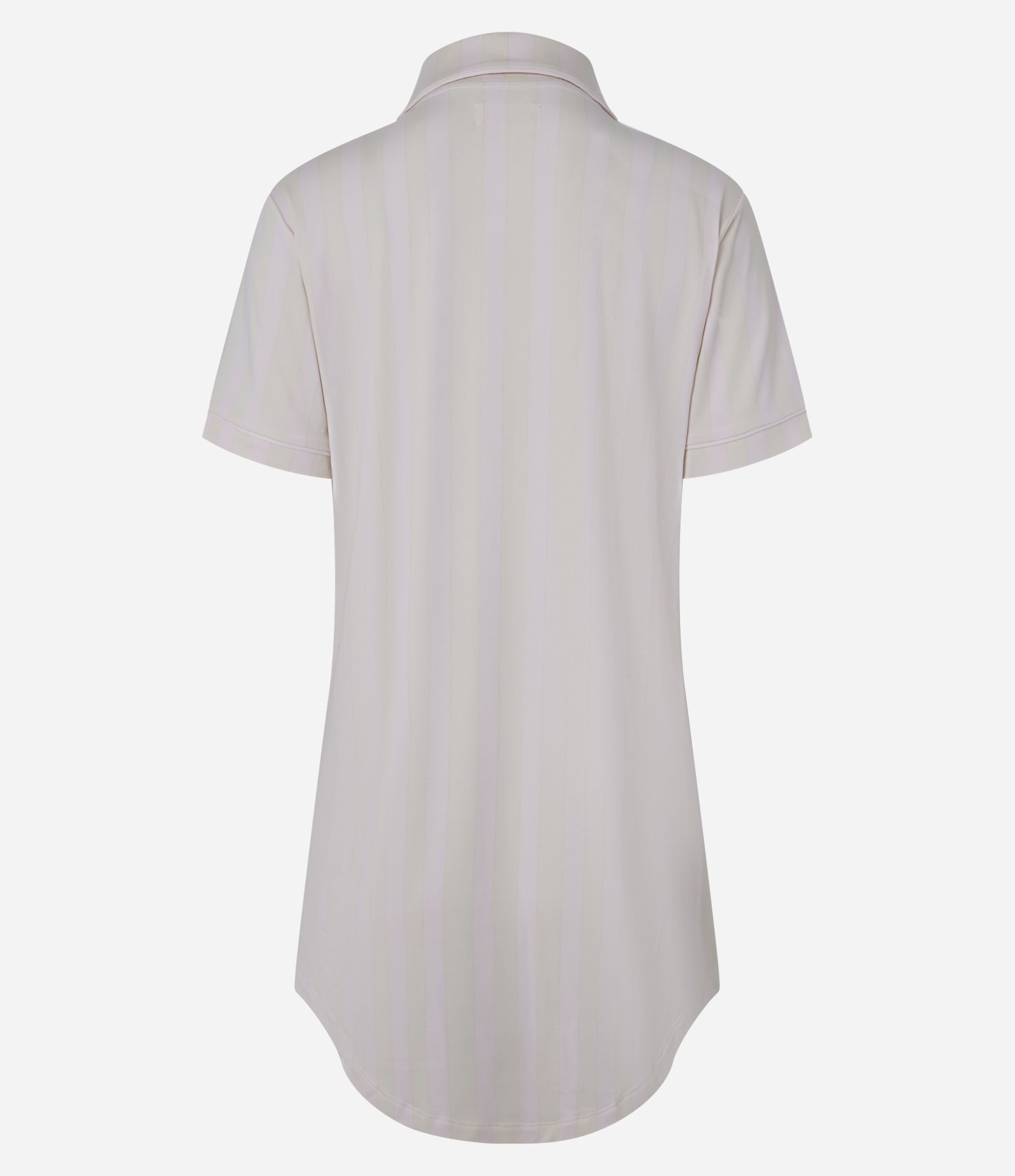 Camisola Americana Listrada e com Toque Suave Rosa/Verde 4