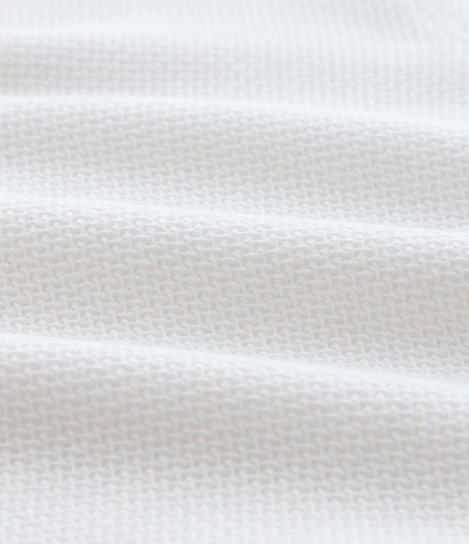 Camiseta Relaxed em Algodão com Textura Chevron Branco 2