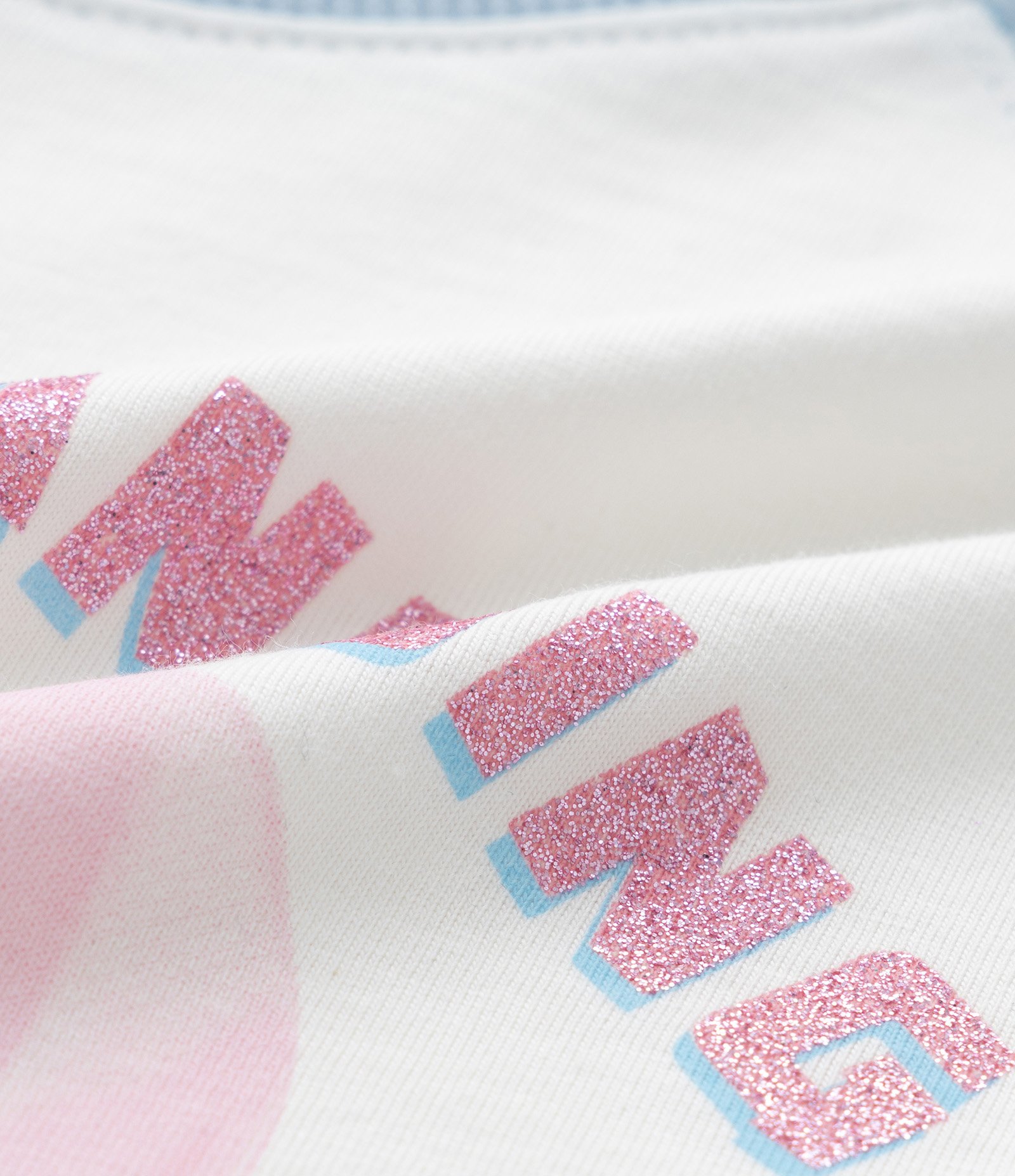 Camiseta Infantil com Cava Raglan e Estampa Stitch - Tam 5 a 14 Anos Azul/Branco 3