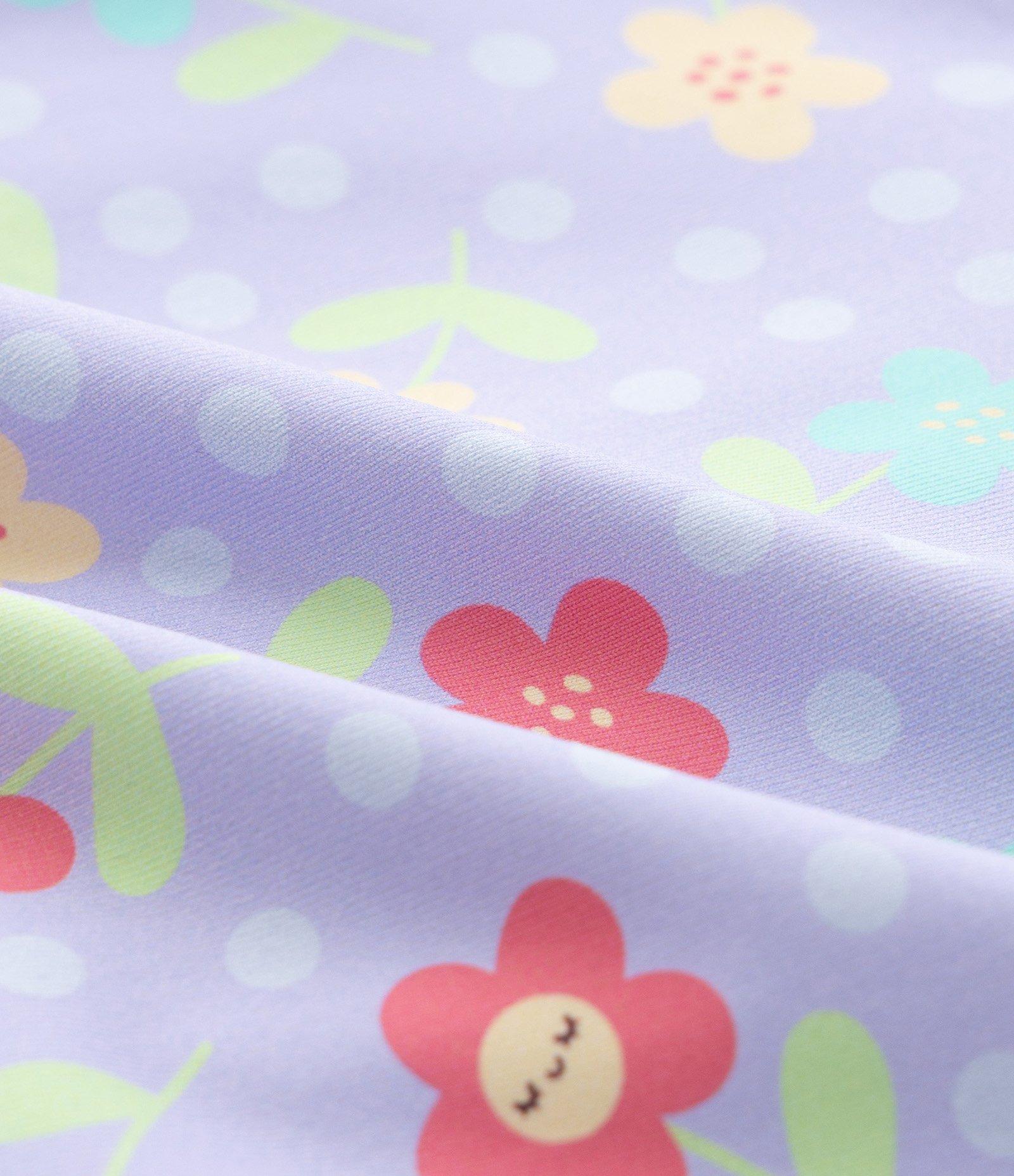 Maiô Infantil com Amarração Lateral e Proteção UV - Tam 1 a 4 Anos Lilás 3