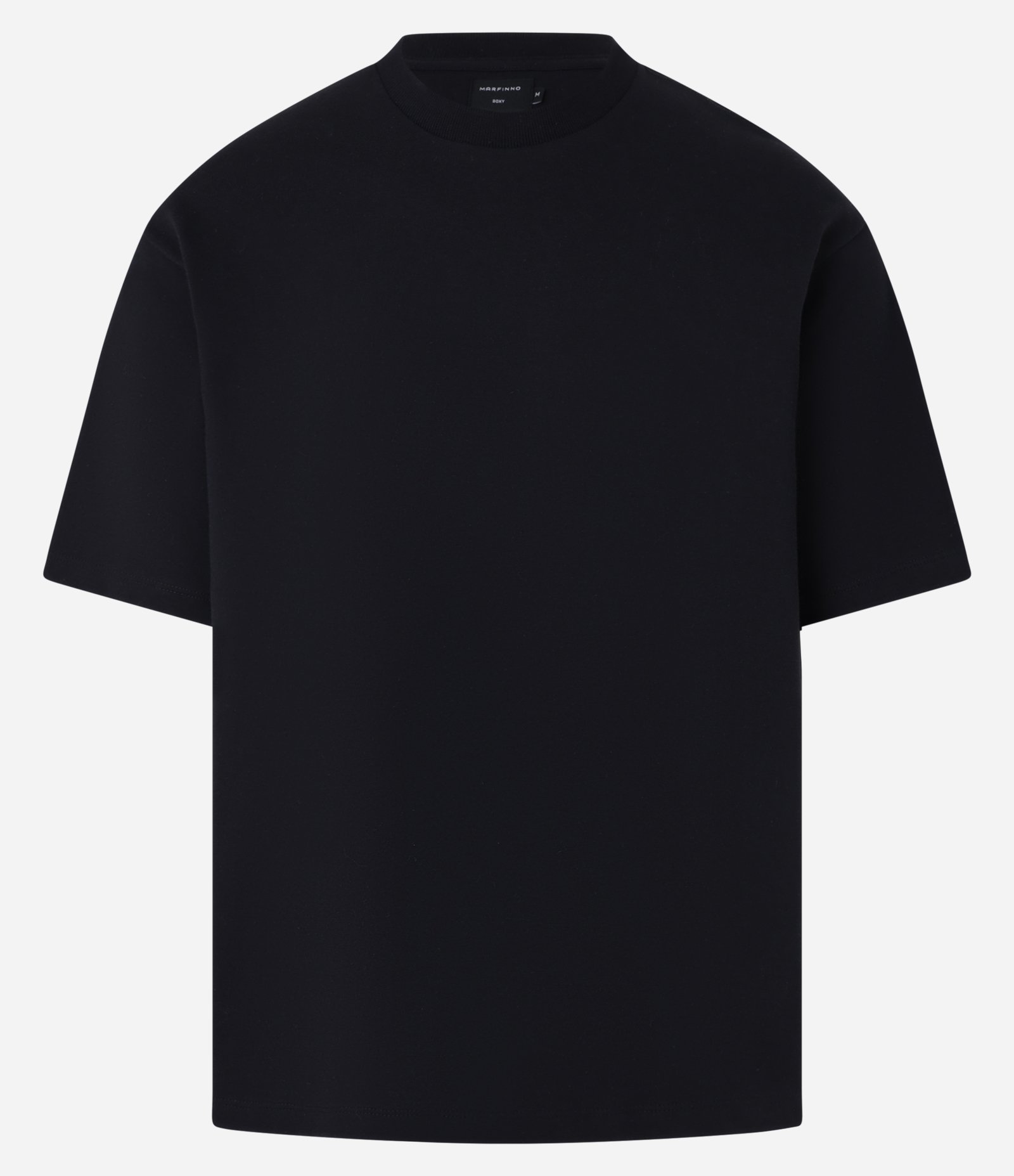 Camiseta Boxy em Malhão com Gola Redonda 4