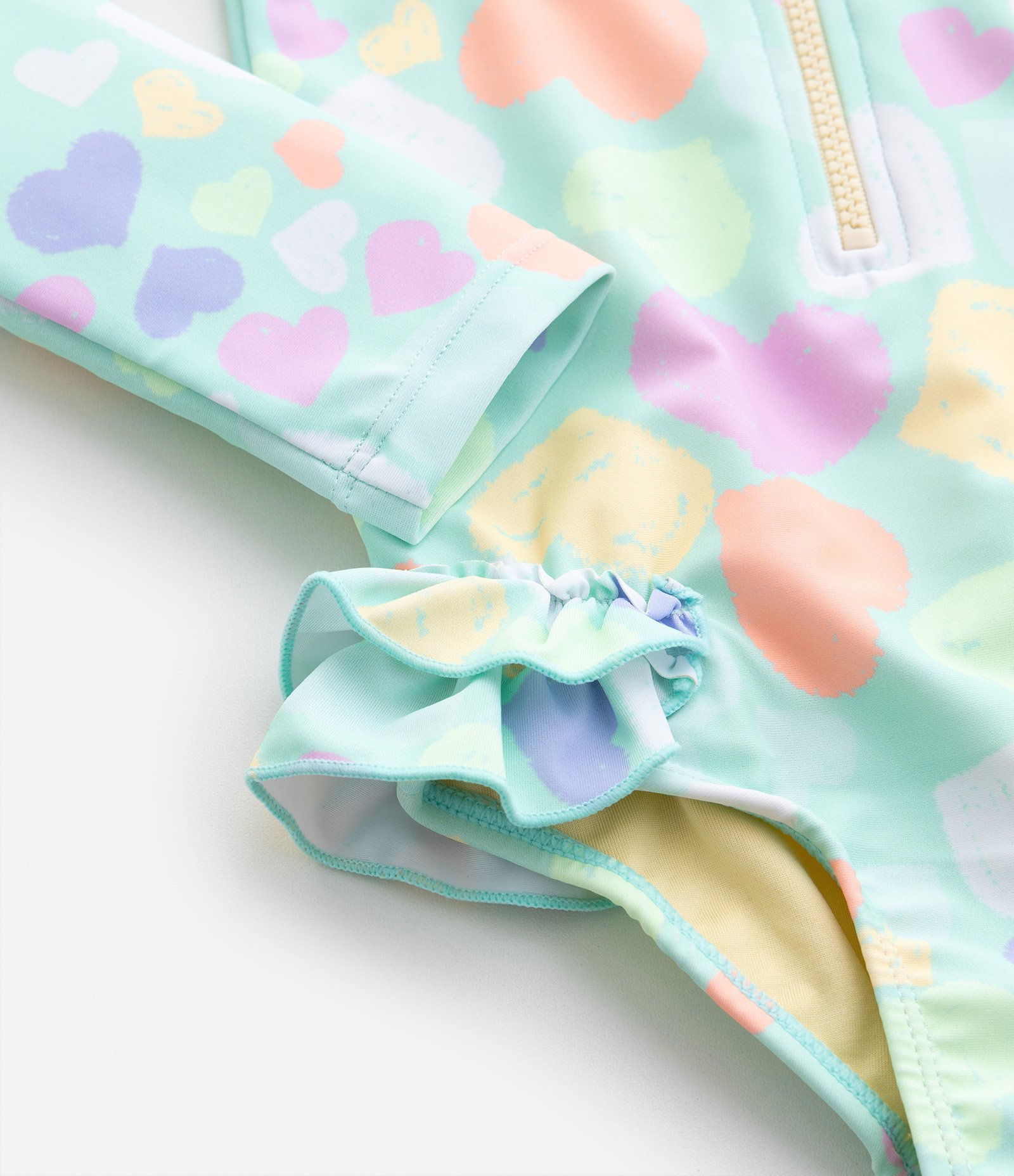 Maiô Infantil com Proteção UV e Babadinhos - Tam 2 a 4 Anos Azul 4