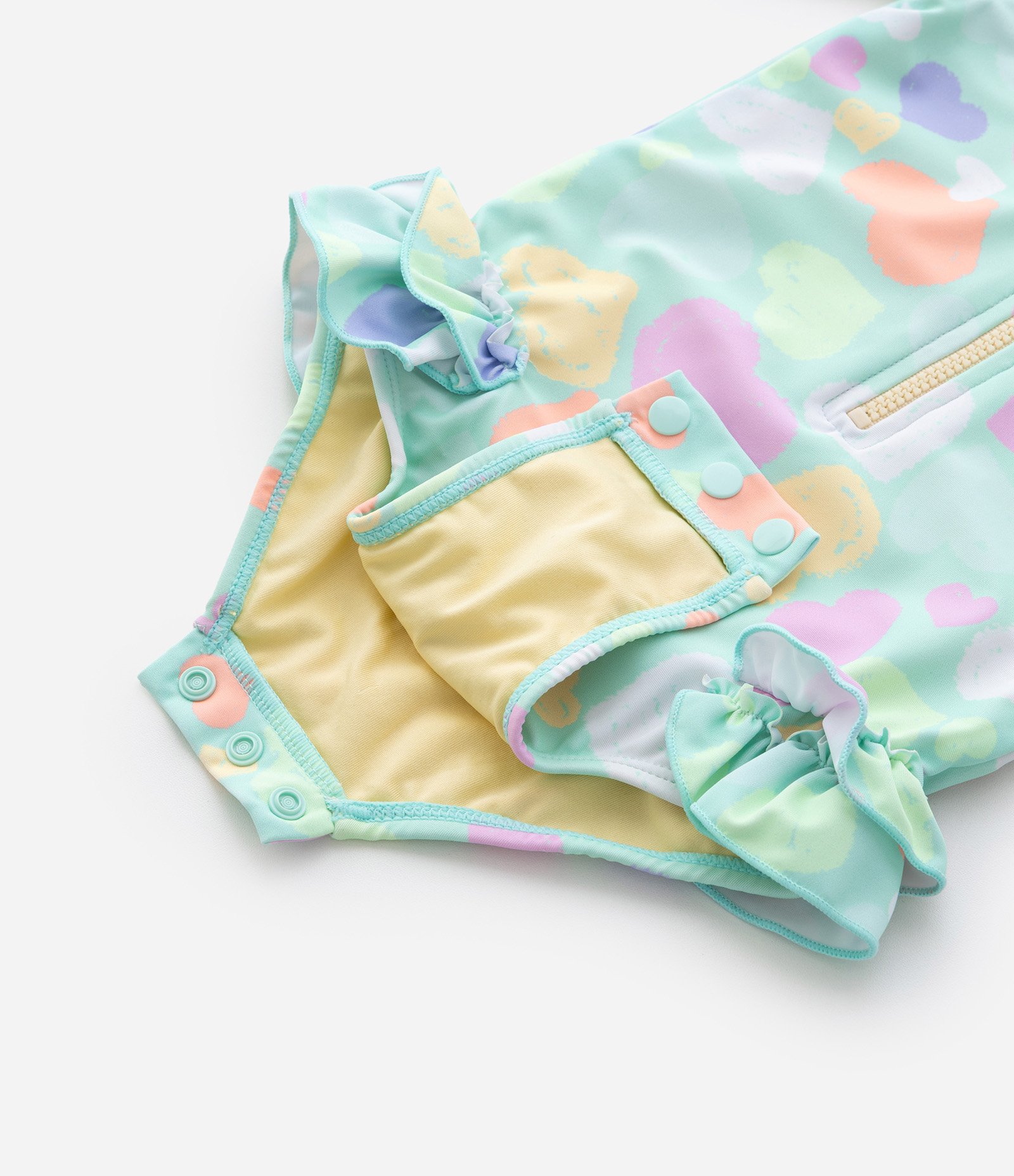 Maiô Infantil com Proteção UV e Babadinhos - Tam 2 a 4 Anos Azul 6