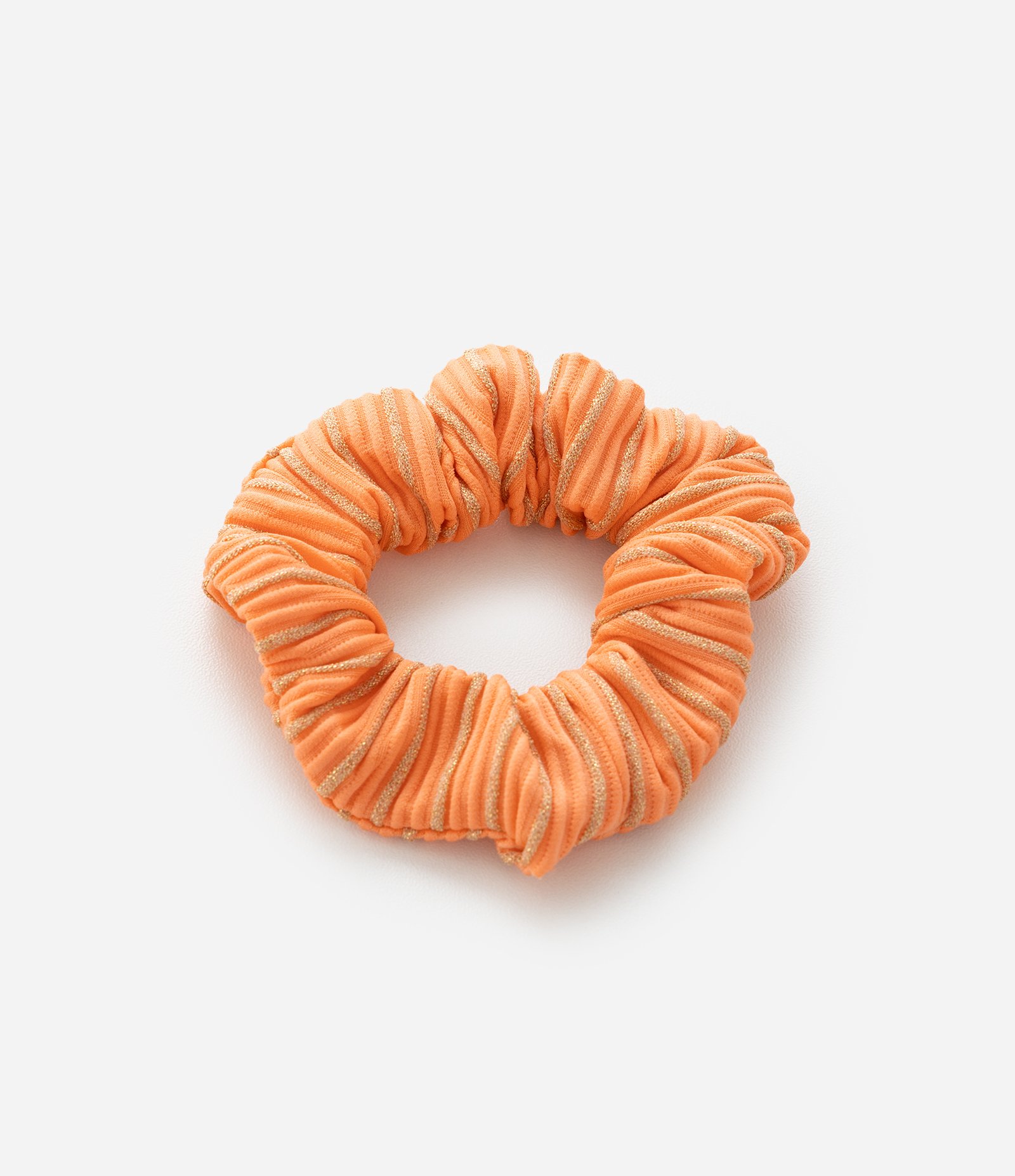 Biquíni Infantil com Fio Metalizado e Proteção UV - Tam 7 a 16 Anos Laranja 8