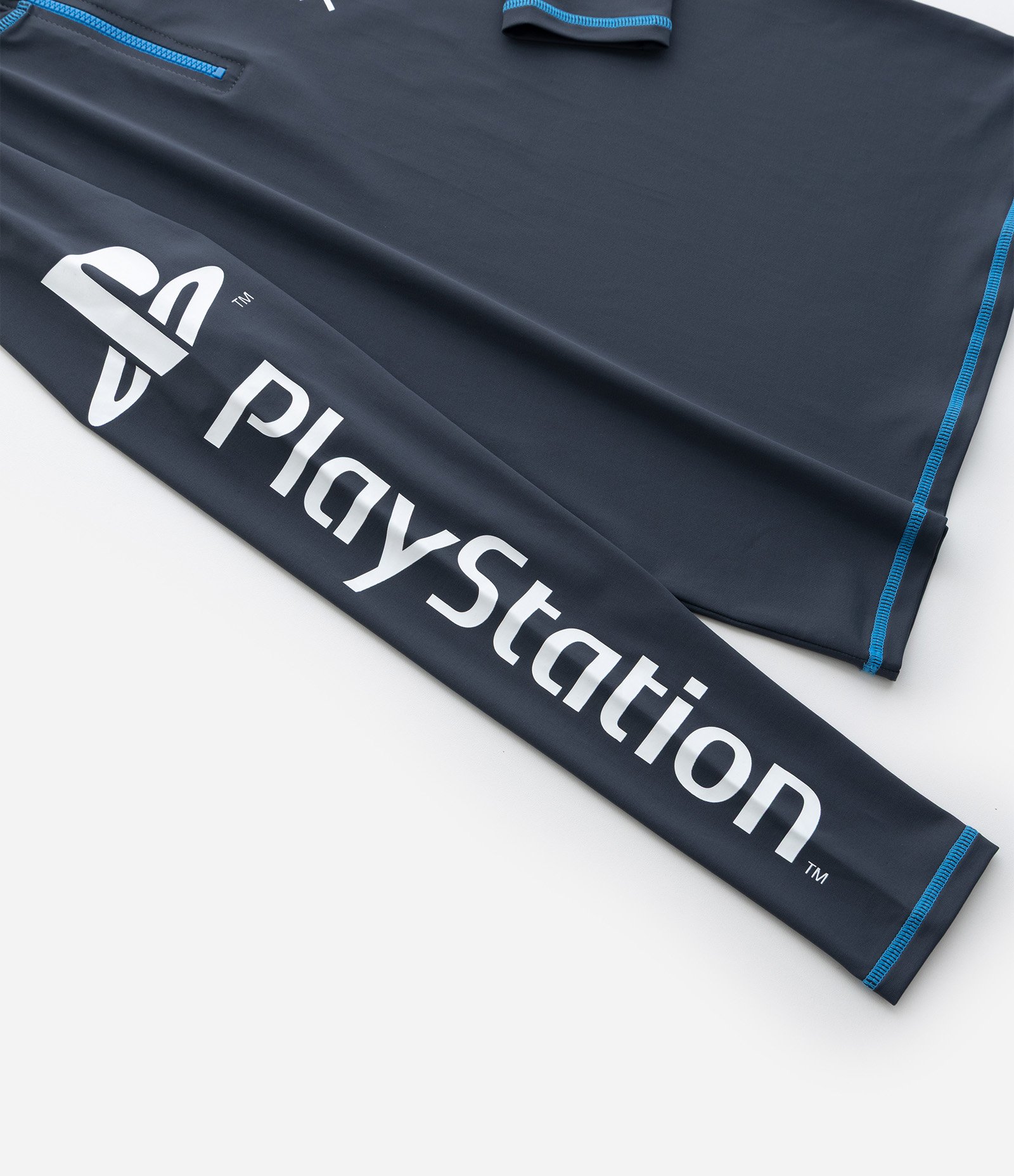 Camiseta Infantil com Proteção UV Estampa Playstation - Tam 5 a 14 Anos Azul 5