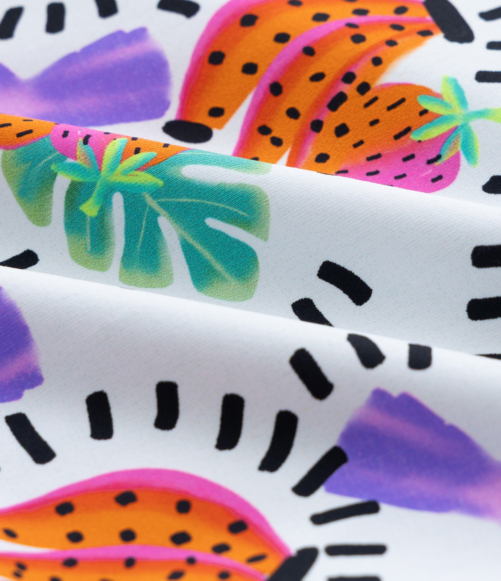 Maiô Infantil com Estampa Frutas e Proteção UV - Tam 5 a 14 Anos Multicores 3