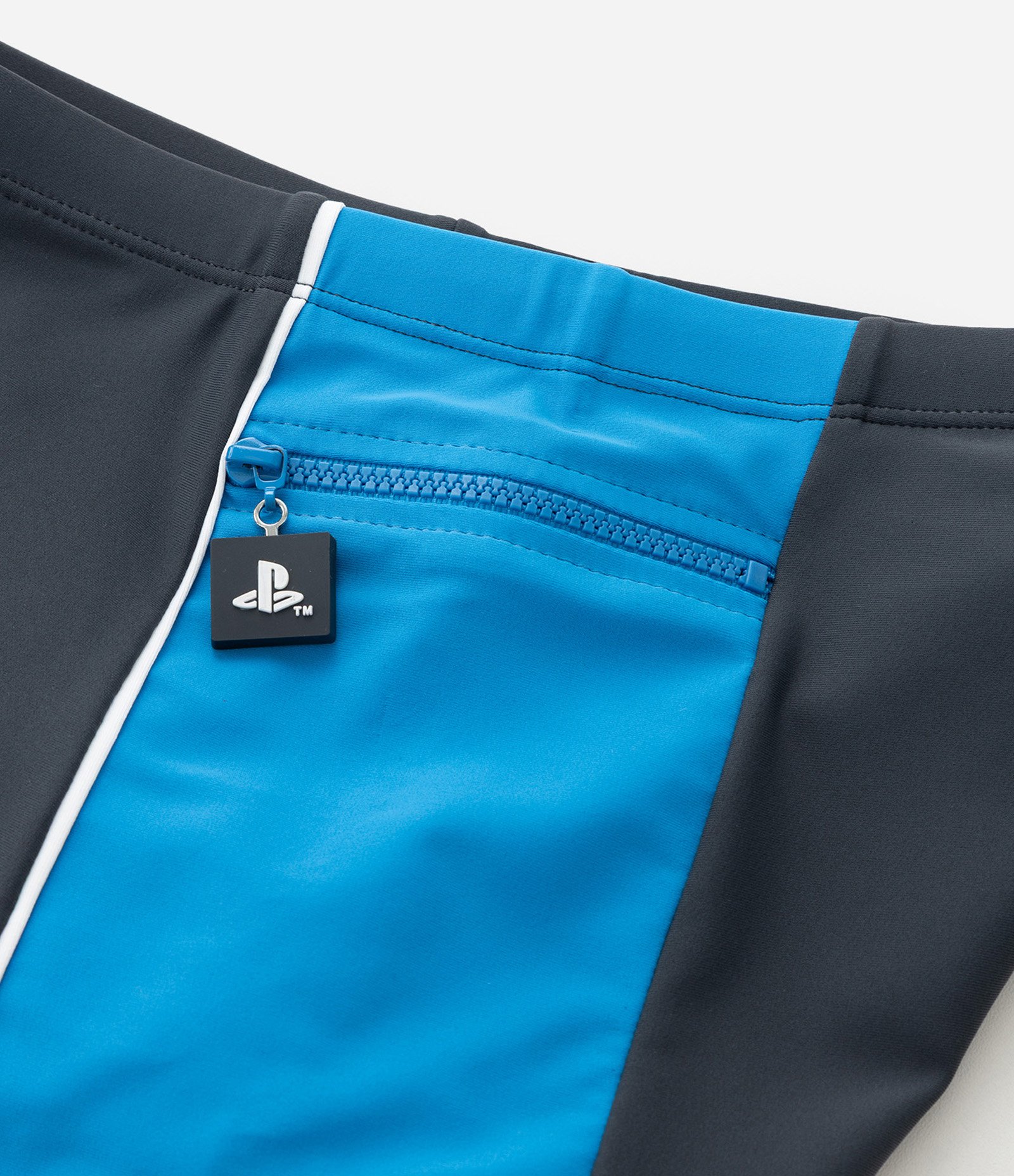 Sunga Boxer Infantil com Zíper Playstation- Tam 5 a 14 Anos Preto 5