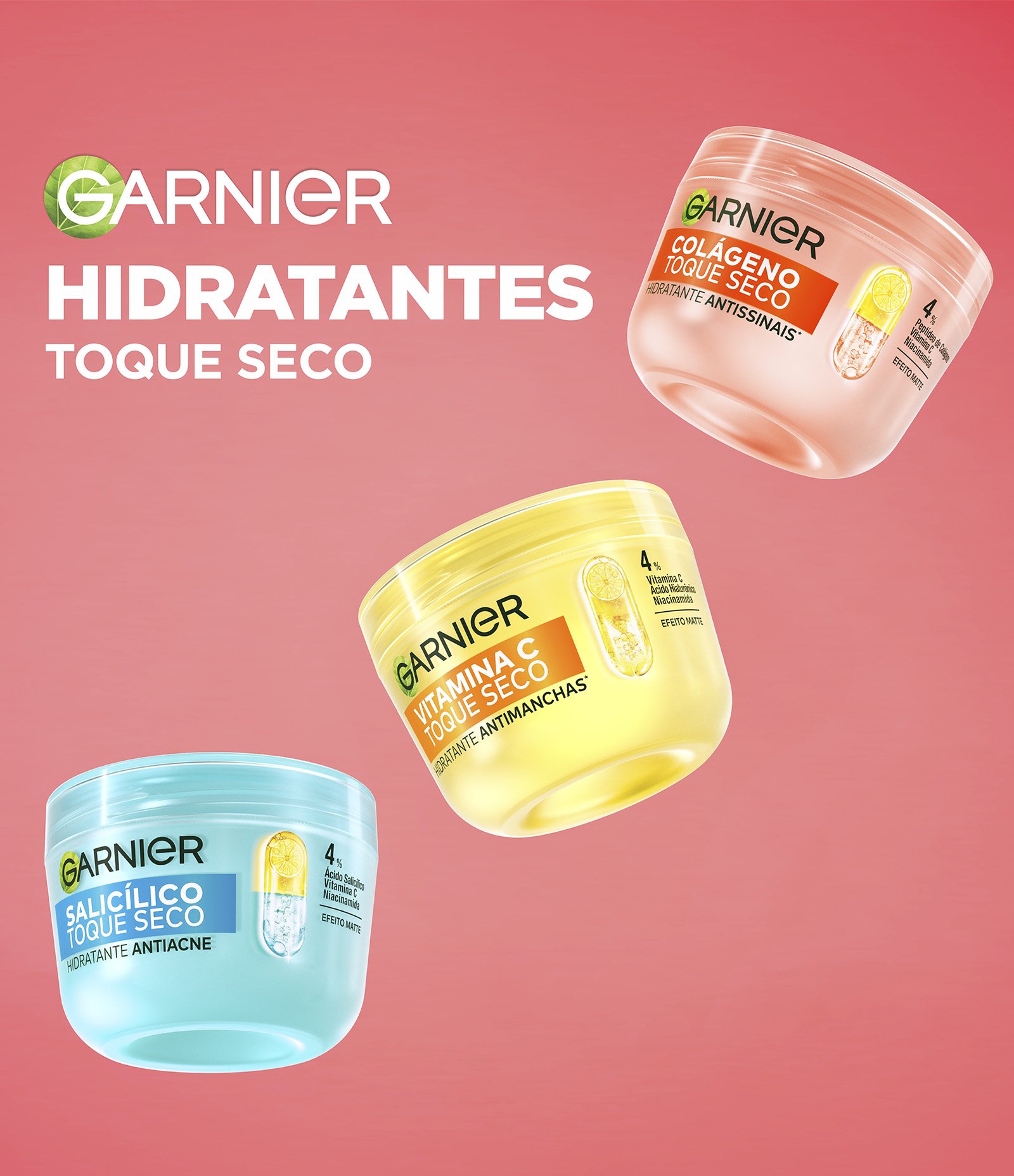 Hidratante Facial Colágeno Toque Seco Antissinais Garnier 85G 5