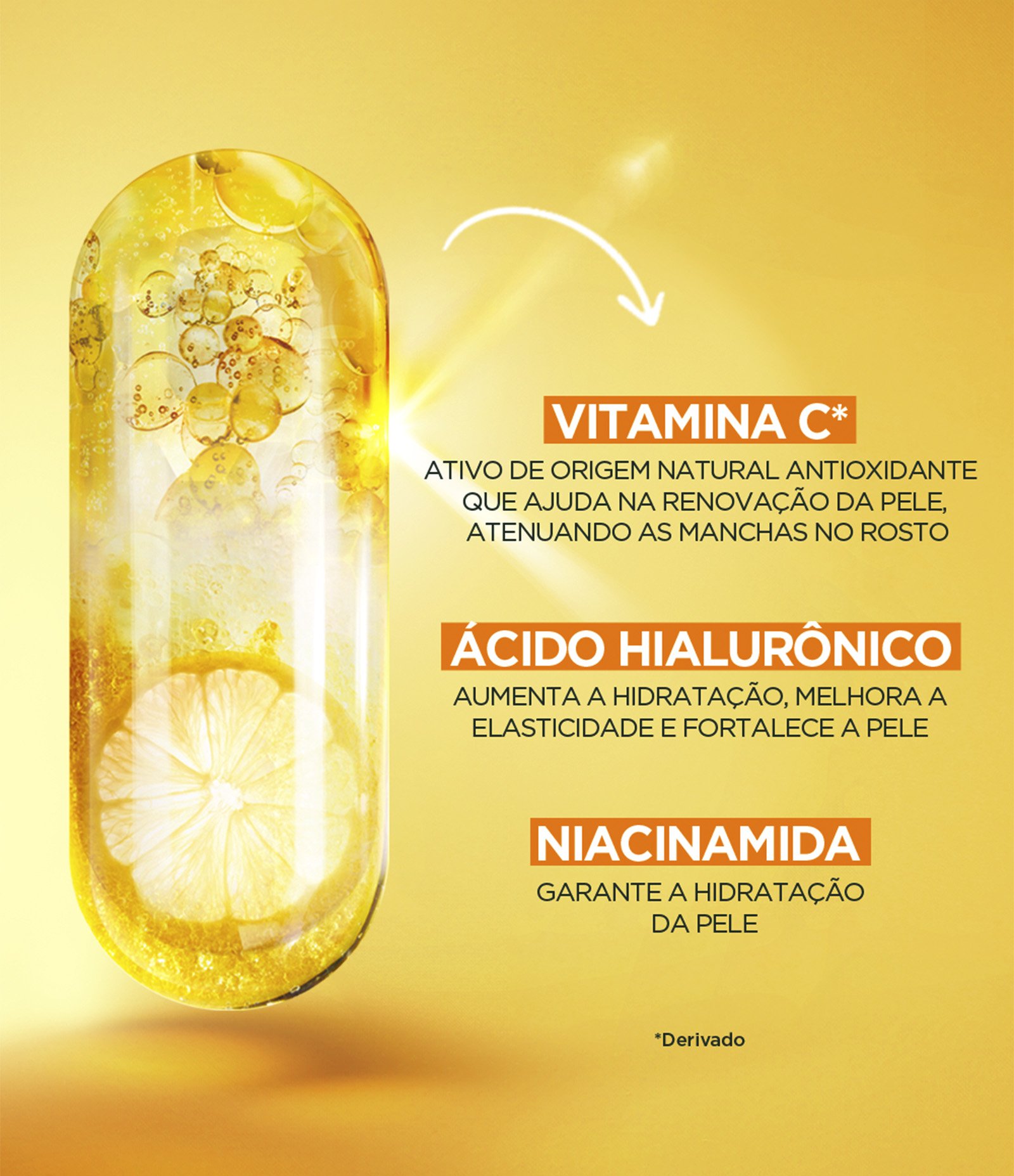 Hidratante Facial Vitamina C Toque Seco Antimanchas Garnier 85G 5