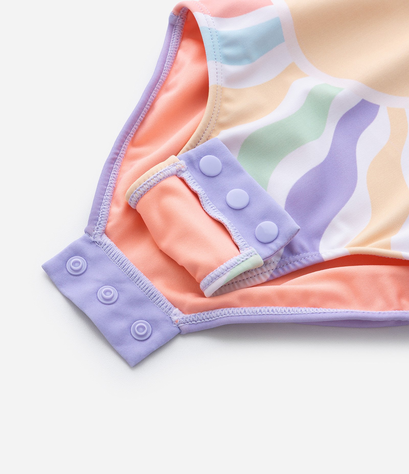 Maiô Infantil com Proteção UV e Estampa Sol - Tam 2 a 6 Anos Roxo 5