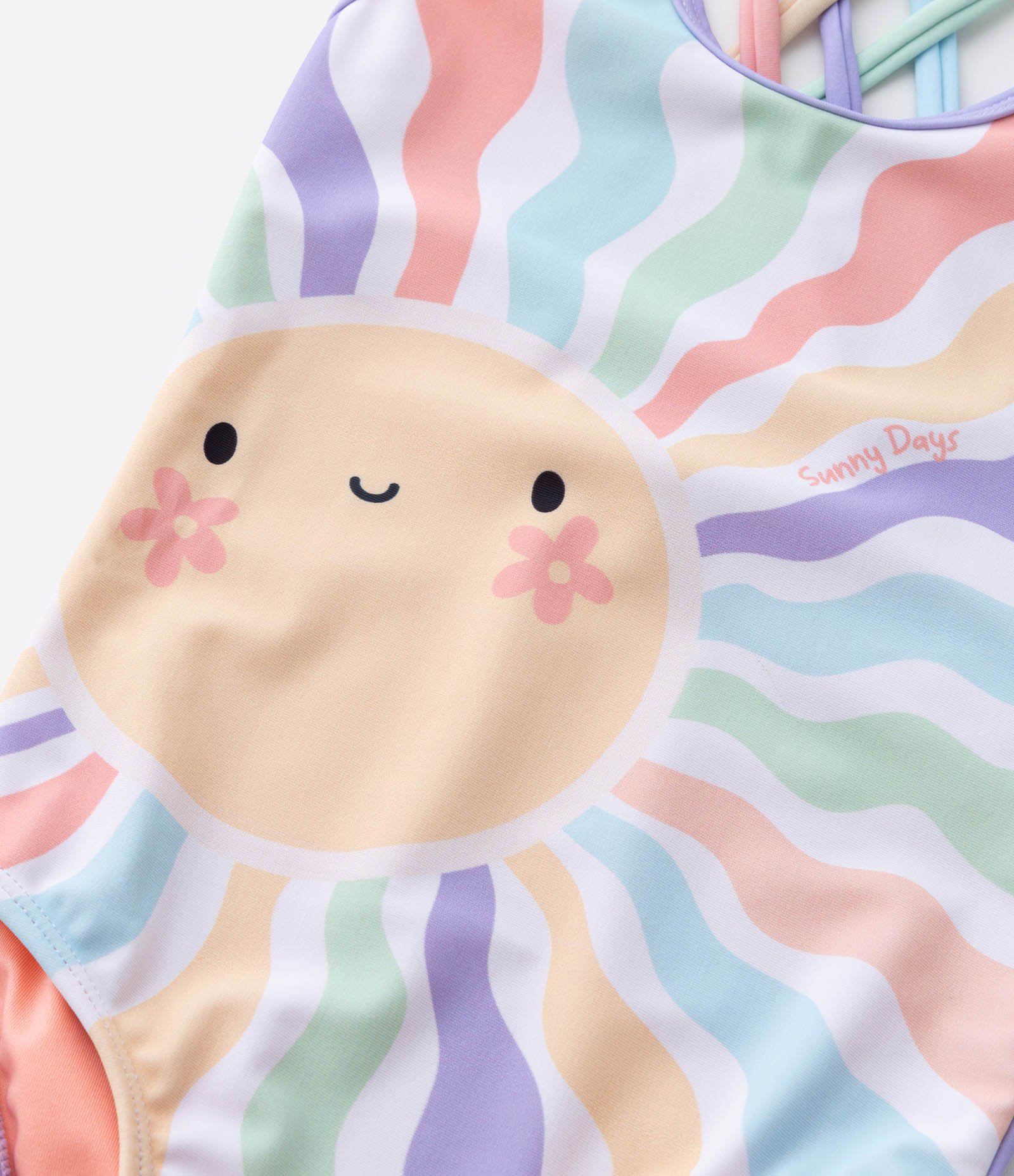 Maiô Infantil com Proteção UV e Estampa Sol - Tam 2 a 6 Anos Roxo 7