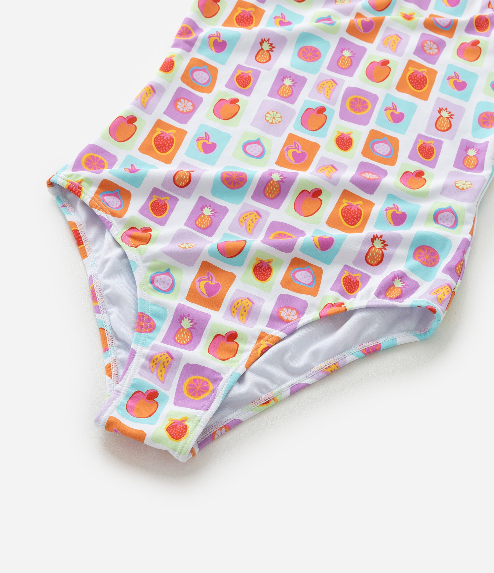 Maiô Infantil com Tira Larga e Estampa de Frutinhas - Tam 5 a 14 anos Multicores 5