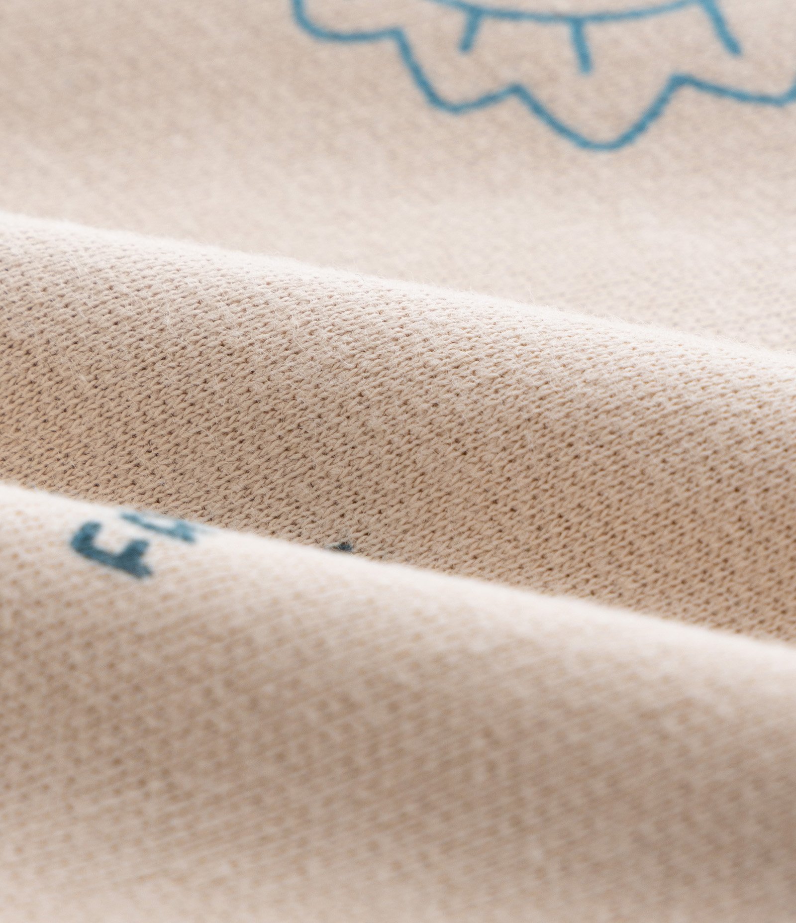 Jardineira Infantil com Bolsinho e Estampa de Bichinhos - Tam 0 a 18 meses Bege 3