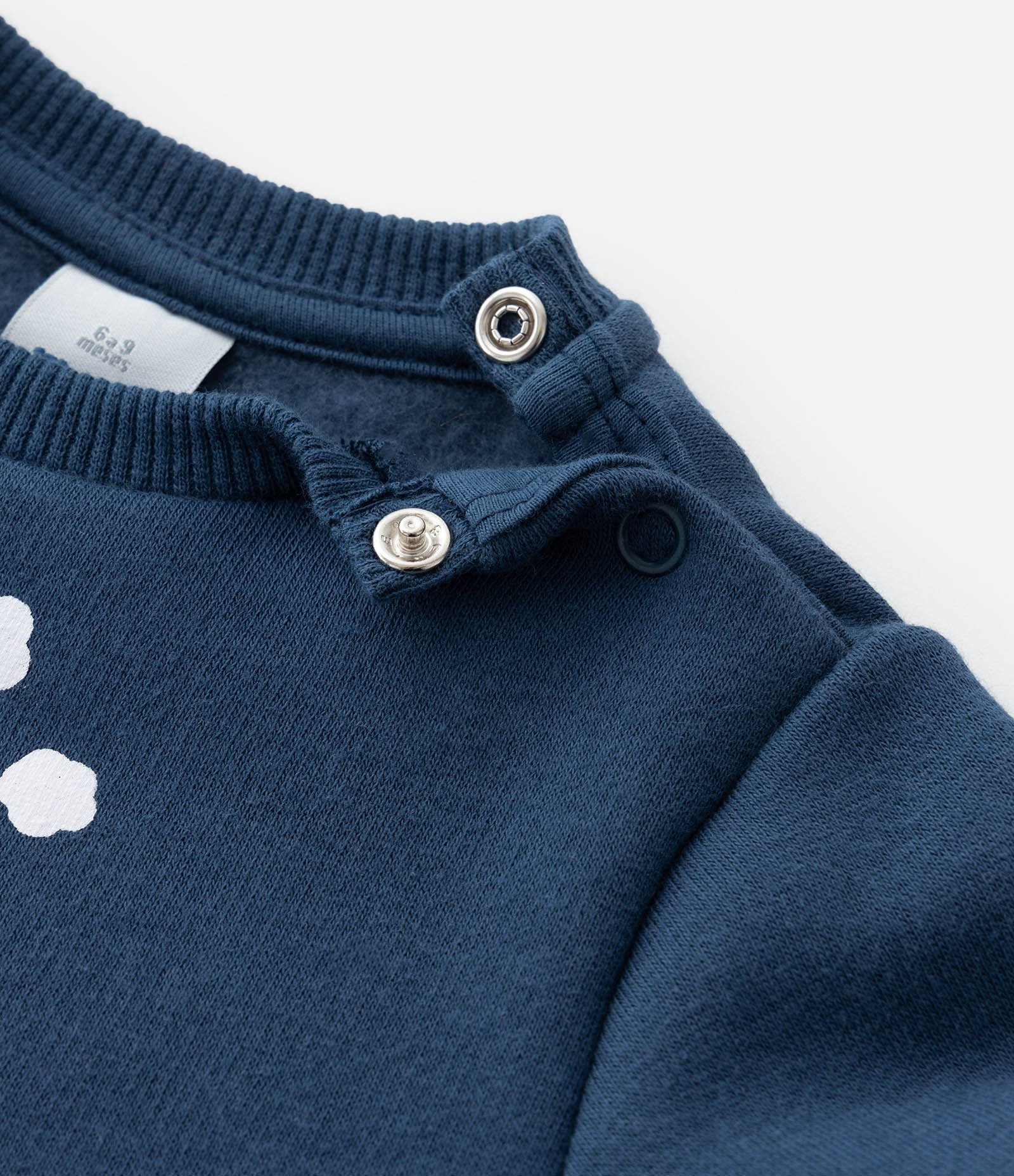 Casaco Infantil com Estampa Interativa Ursinho - Tam 0 a 18 meses Azul 5