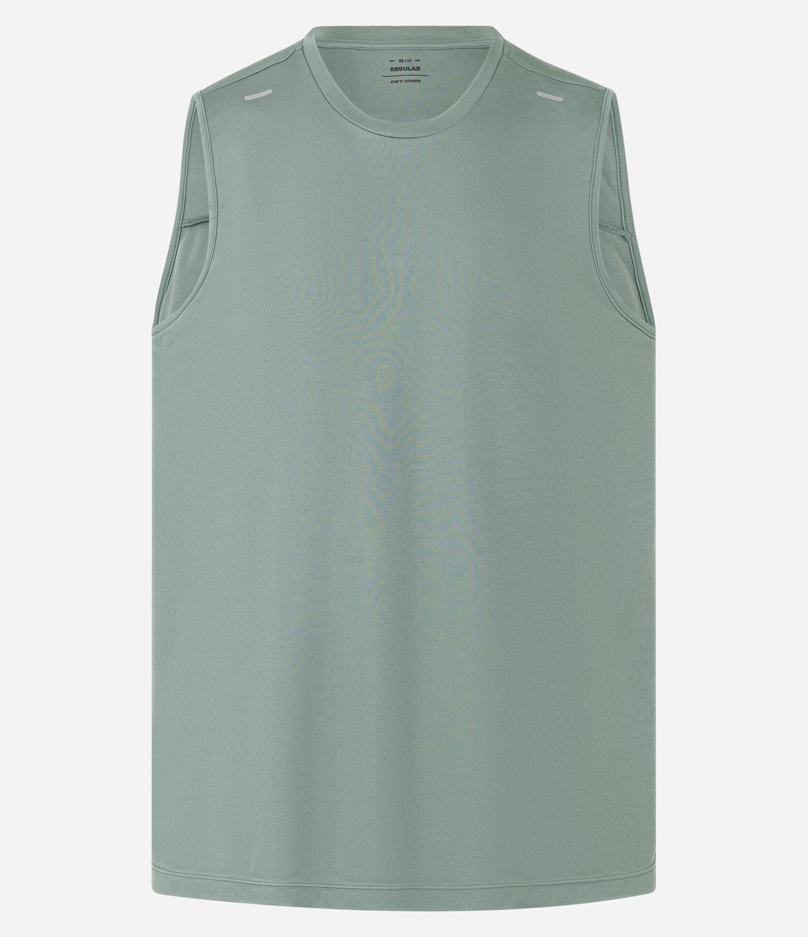 Regata Regular Básica Esportiva com Recortes e Lettering 5