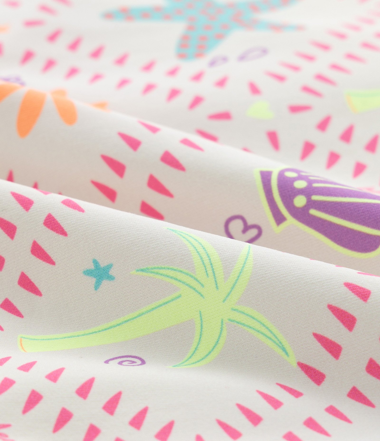 Maiô Infantil em Microfibra com Estampa Tropical - Tam 5 a 14 Anos Multicores 3