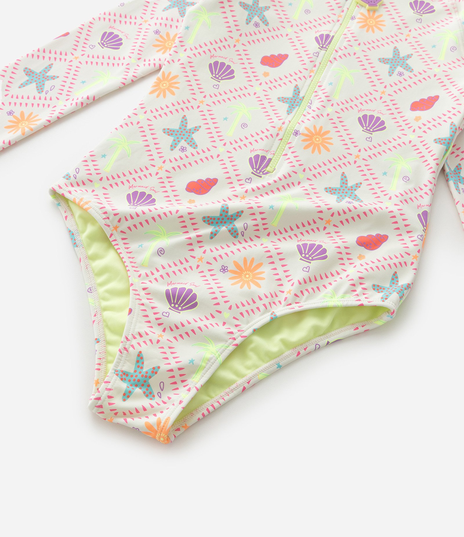 Maiô Infantil em Microfibra com Estampa Tropical - Tam 5 a 14 Anos Multicores 5